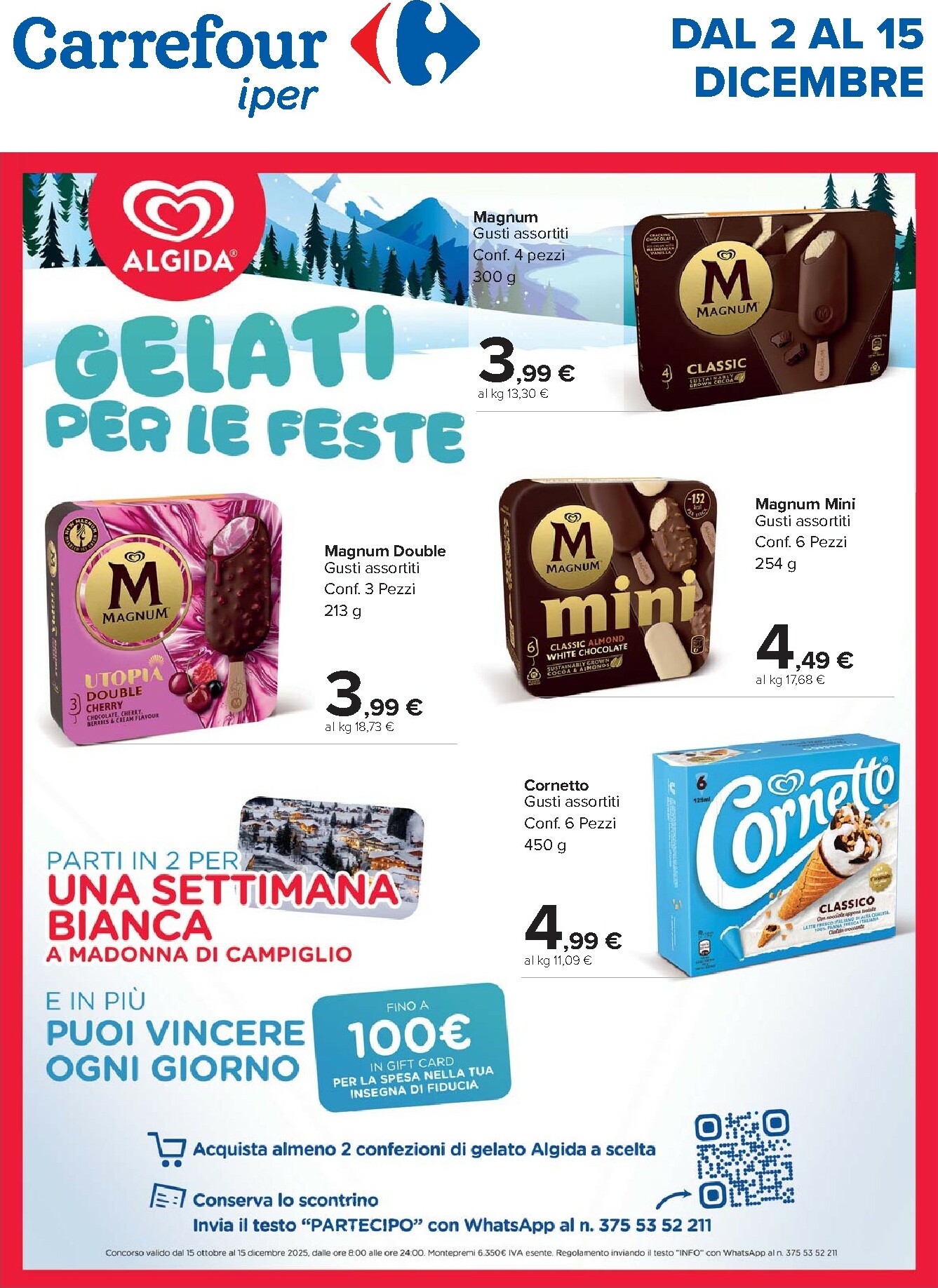 carrefour - Volantino Carrefour - Speciale gelati valido dal 02/12 al 15/12
