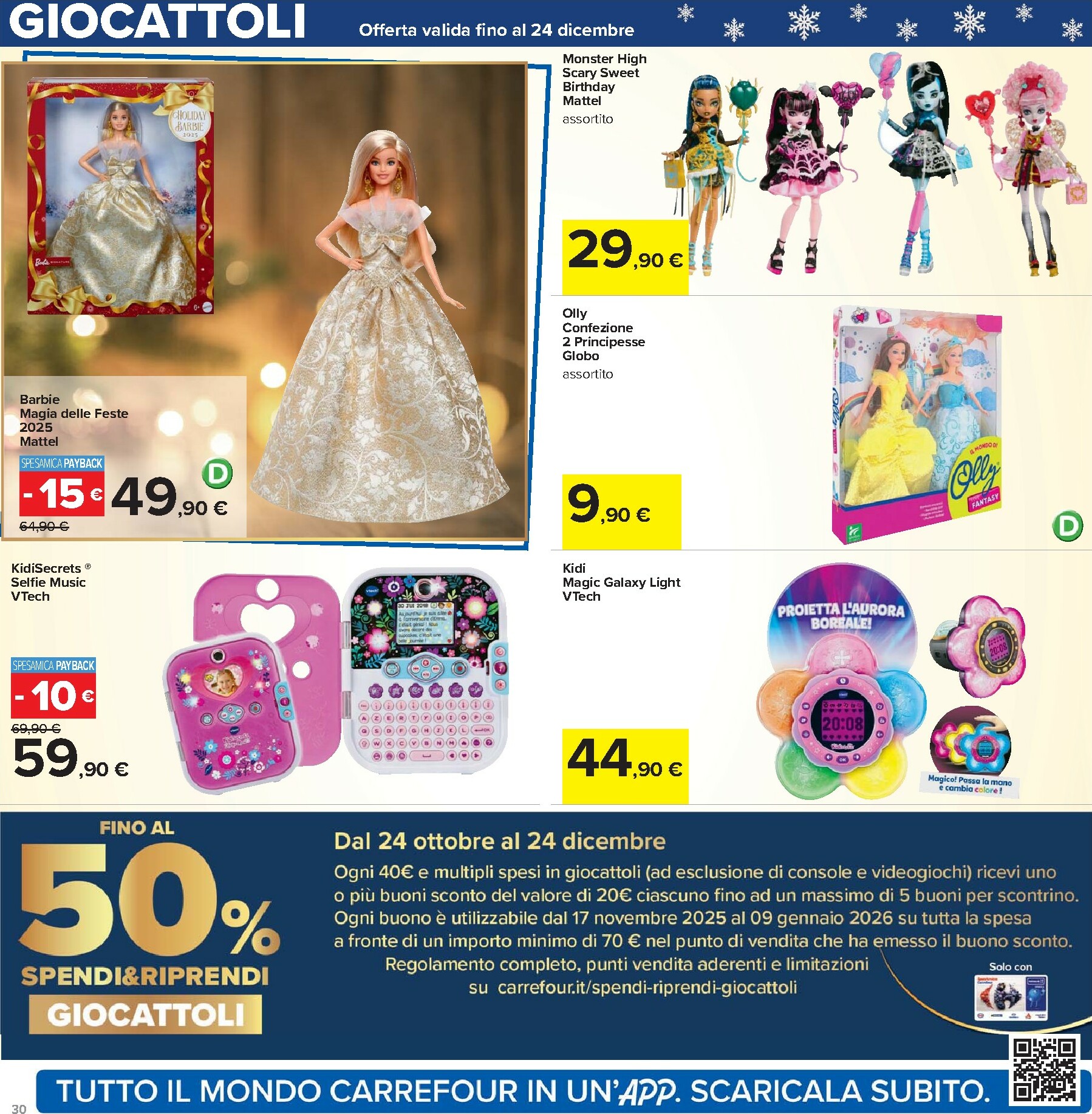 carrefour - Volantino Carrefour - Sconti 30%, 40% e 50% valido dal 02/12 al 15/12 - page: 30