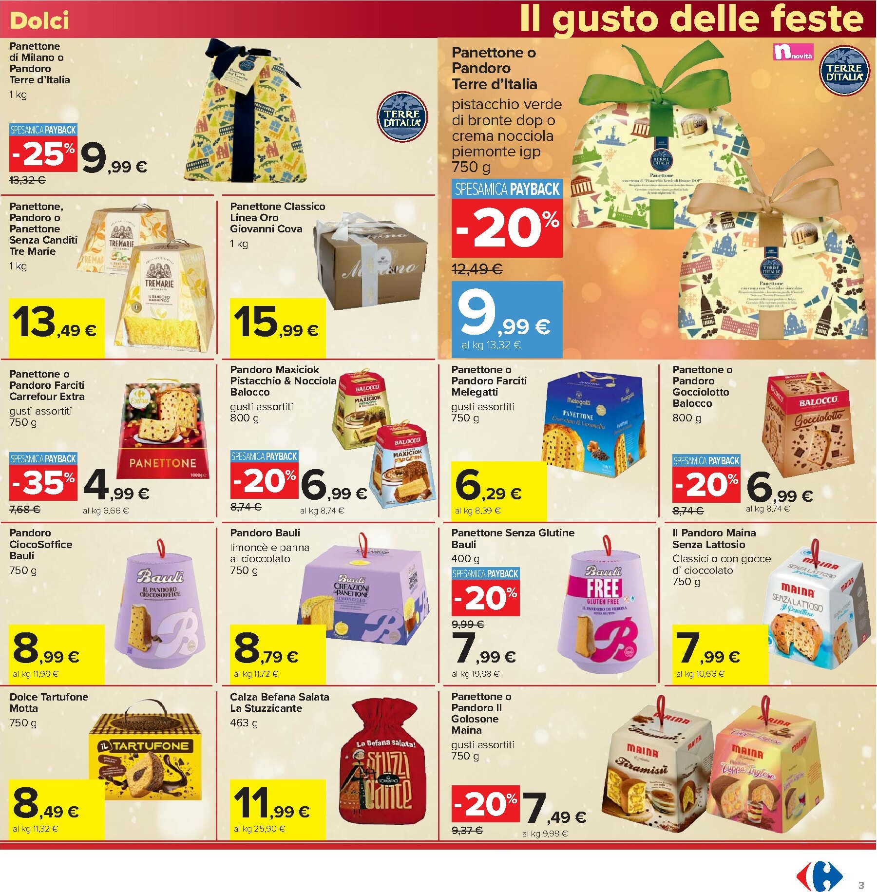 carrefour - Volantino Carrefour - Un Natale per tutti i gusti valido dal 16/12 al 01/01 - page: 3