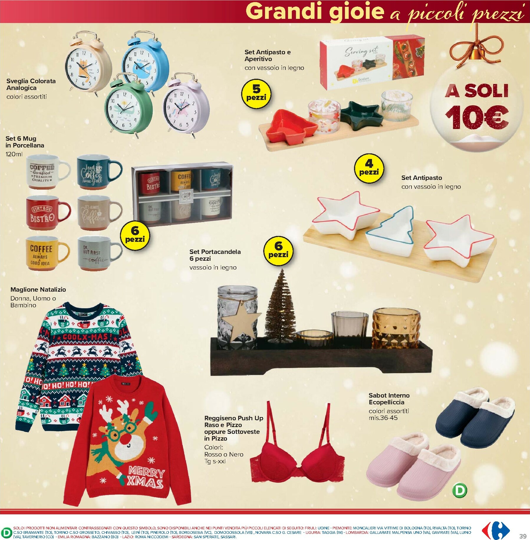 carrefour - Volantino Carrefour - Un Natale per tutti i gusti valido dal 16/12 al 01/01 - page: 39