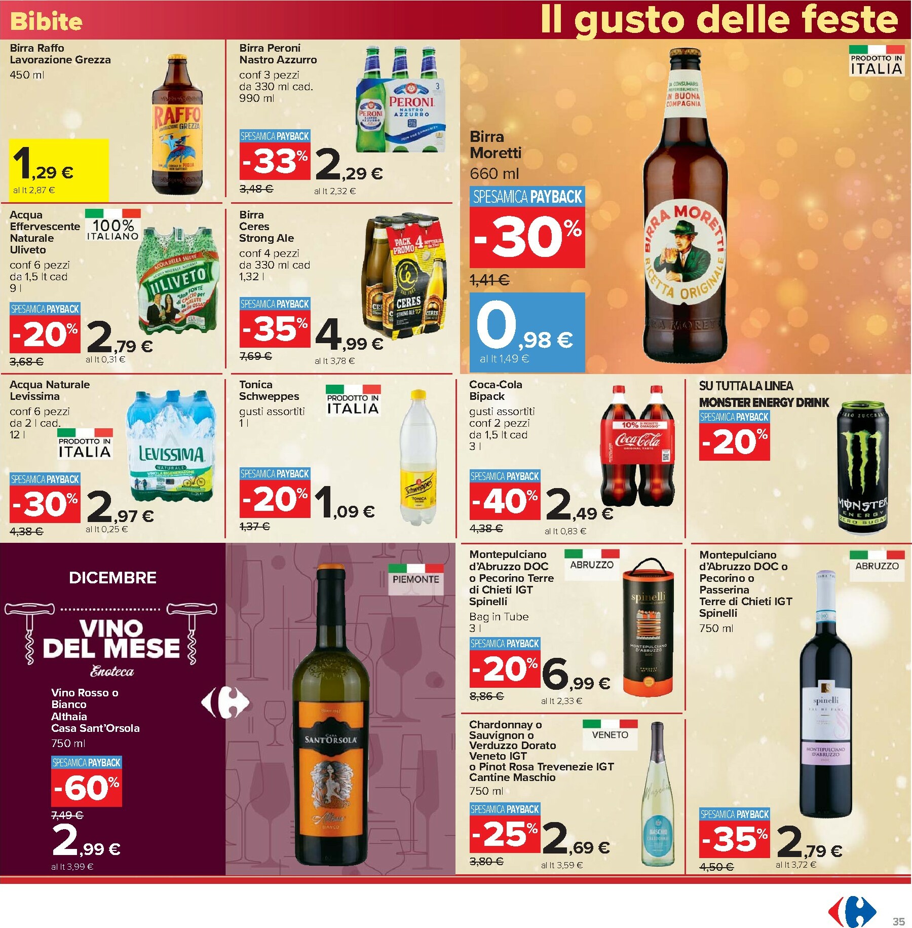 carrefour - Volantino Carrefour - Un Natale per tutti i gusti valido dal 16/12 al 01/01 - page: 35