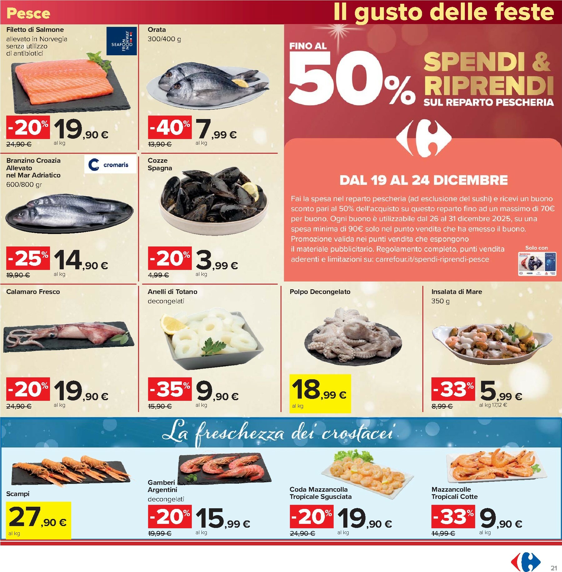carrefour - Volantino Carrefour - Un Natale per tutti i gusti valido dal 16/12 al 01/01 - page: 21