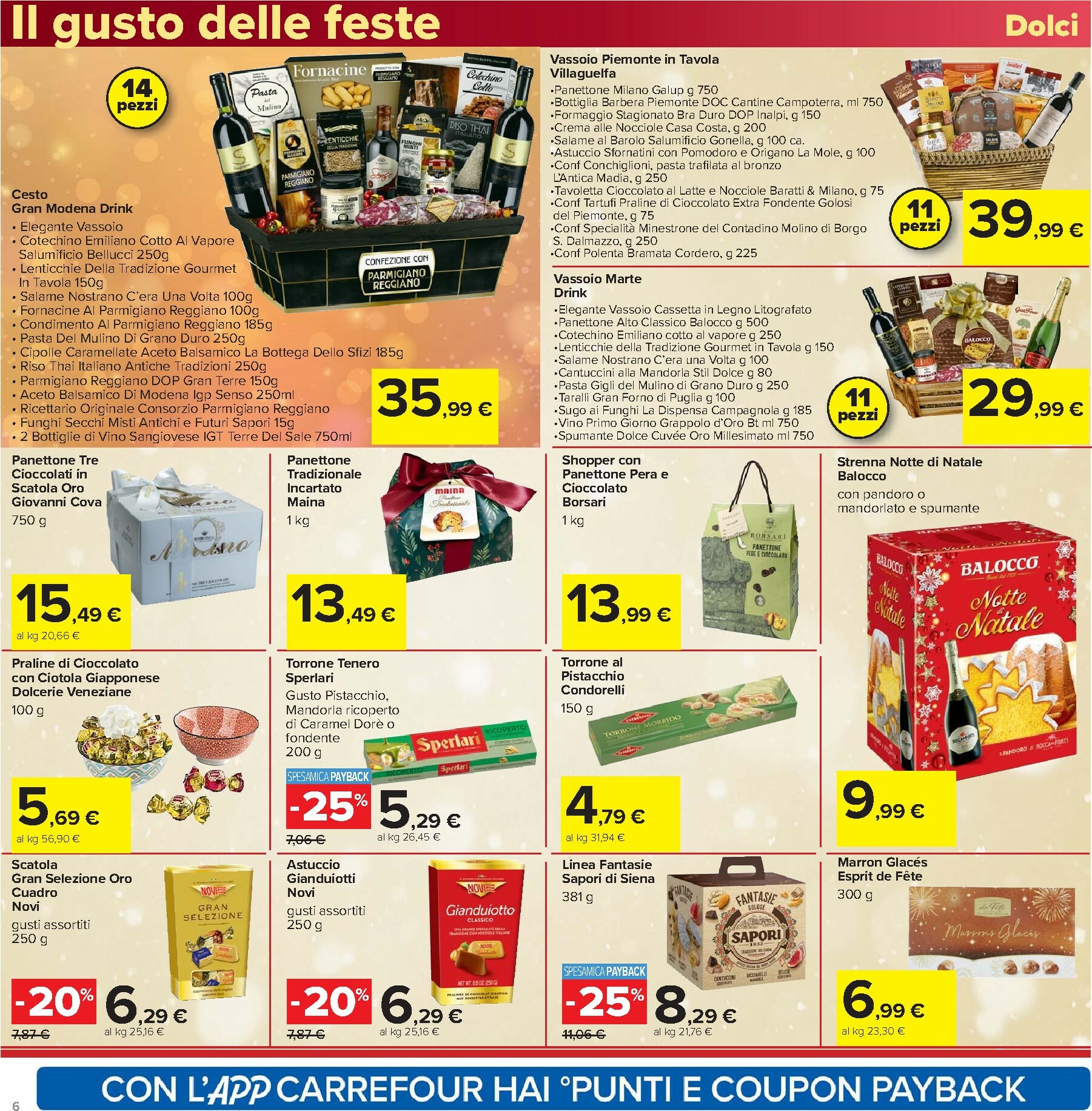 carrefour - Volantino Carrefour - Un Natale per tutti i gusti valido dal 16/12 al 01/01 - page: 6