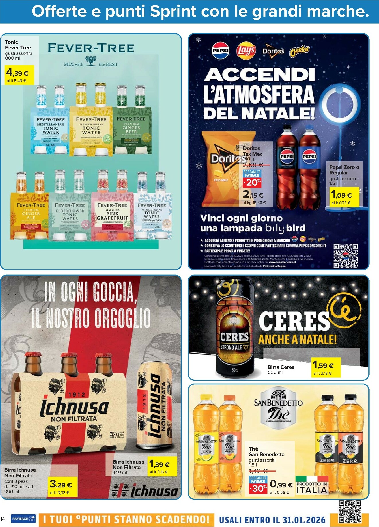carrefour - Volantino Carrefour - Punti Sprint Payback valido dal 16/12 al 31/12 - page: 14