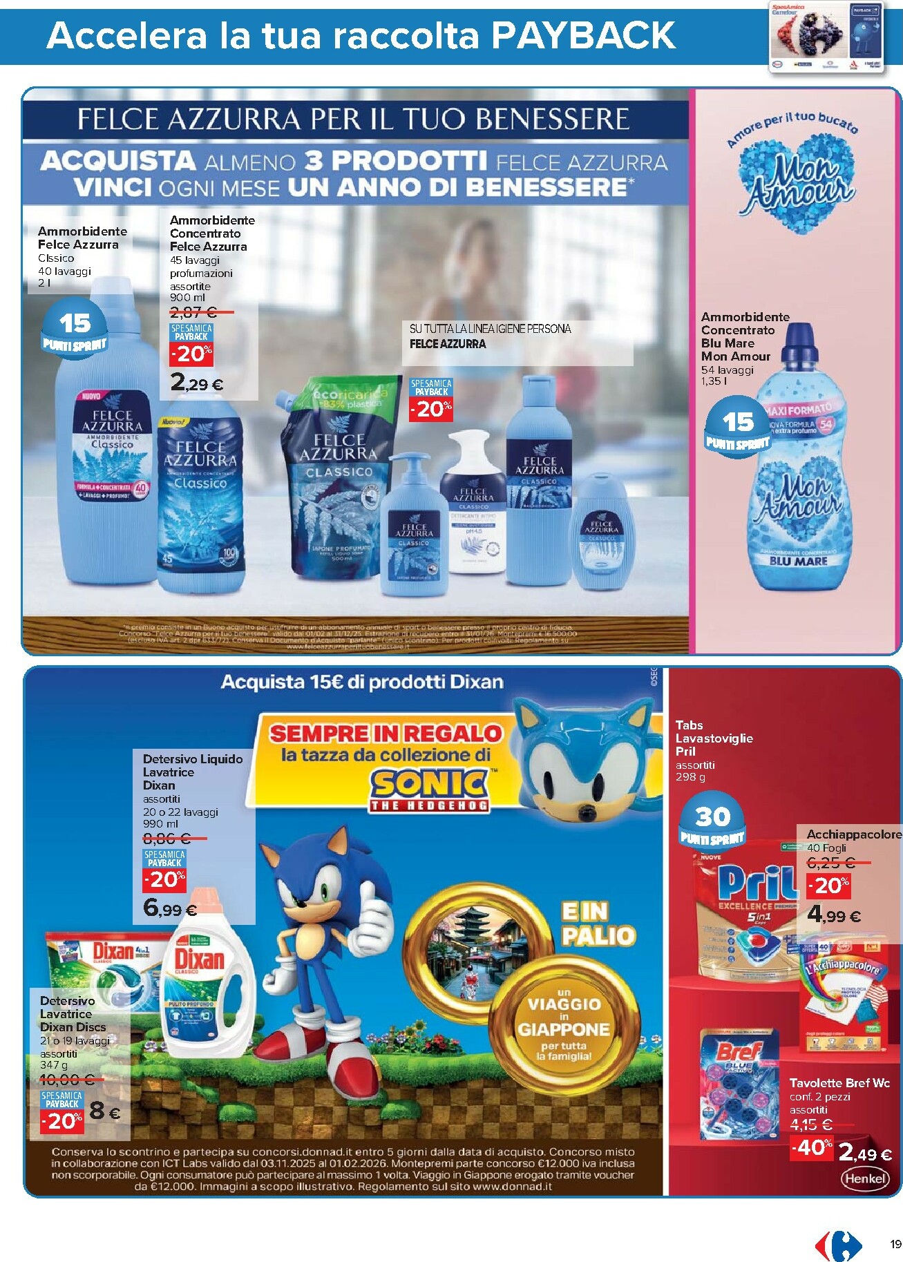 carrefour - Volantino Carrefour - Punti Sprint Payback valido dal 16/12 al 31/12 - page: 19