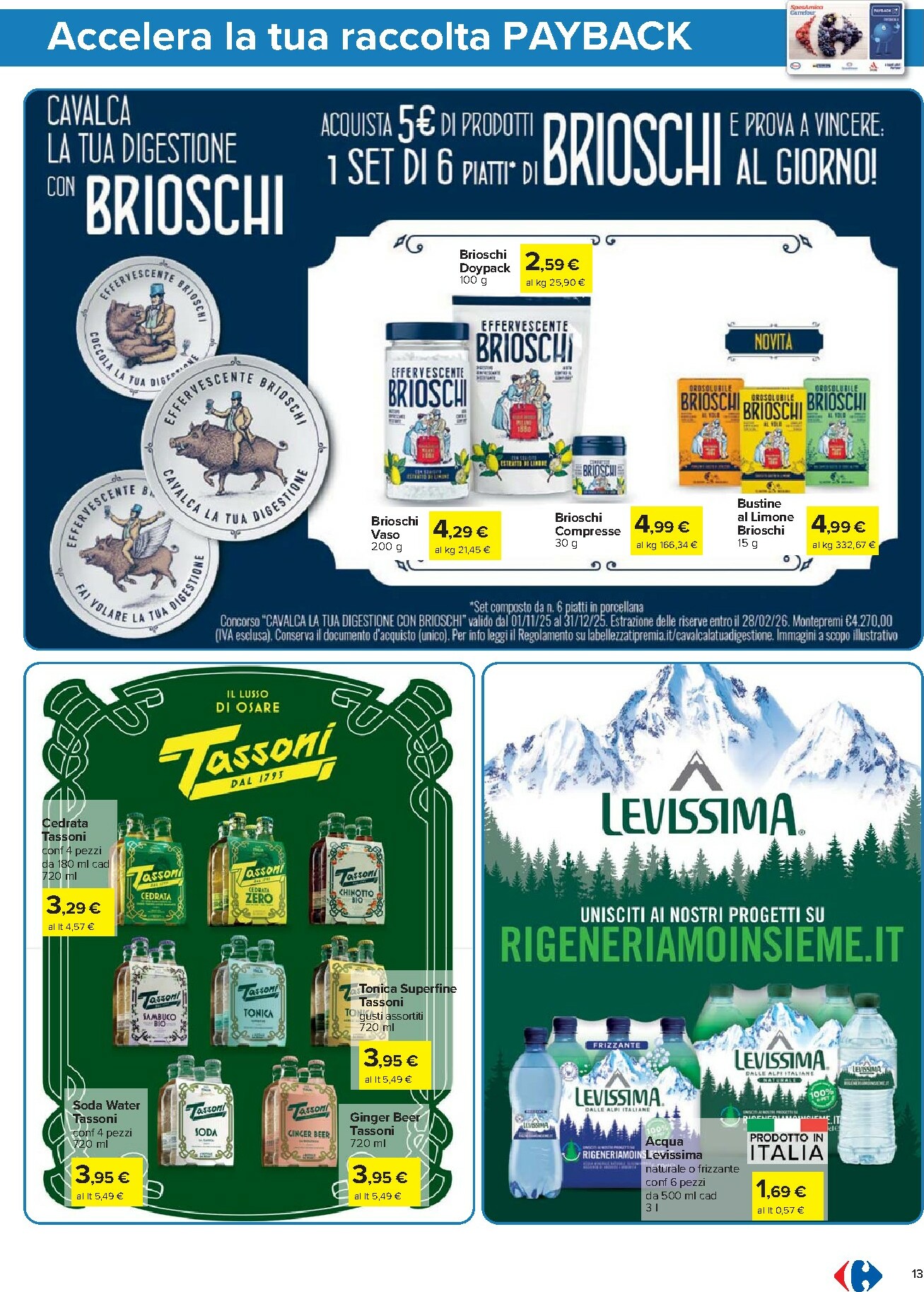 carrefour - Volantino Carrefour - Punti Sprint Payback valido dal 16/12 al 31/12 - page: 13