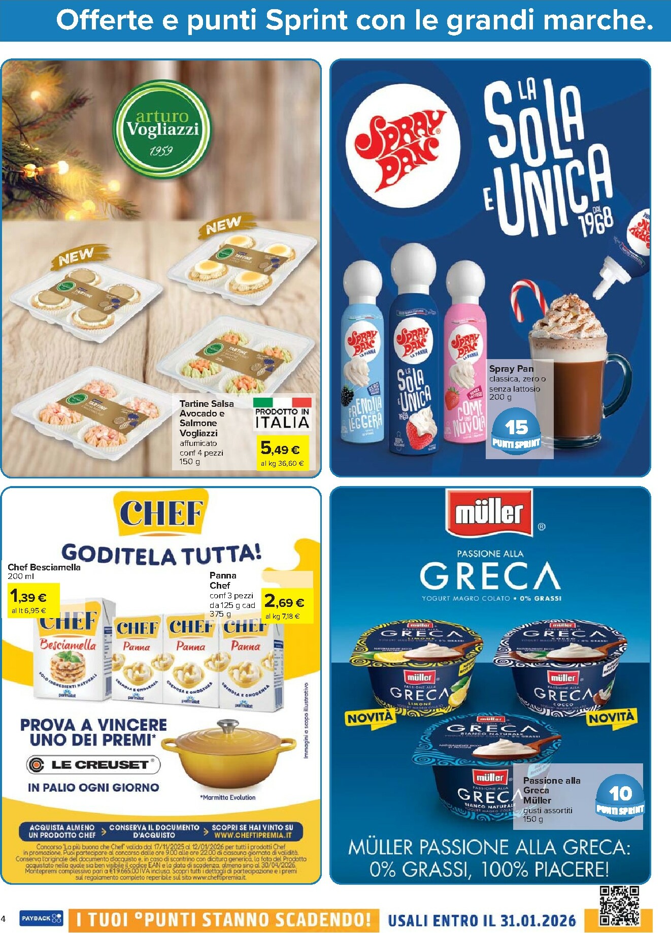 carrefour - Volantino Carrefour - Punti Sprint Payback valido dal 16/12 al 31/12 - page: 4