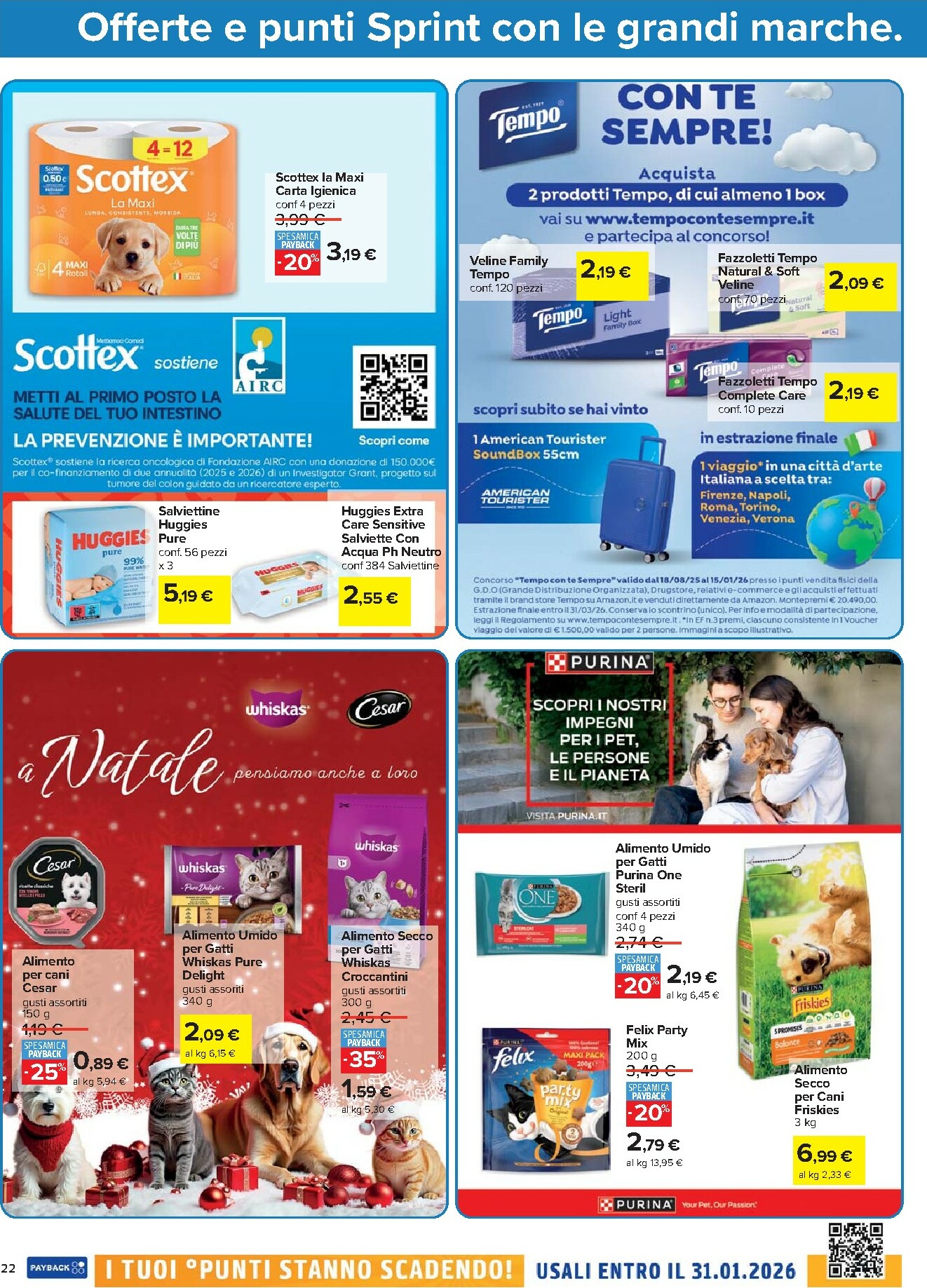 carrefour - Volantino Carrefour - Punti Sprint Payback valido dal 16/12 al 31/12 - page: 22