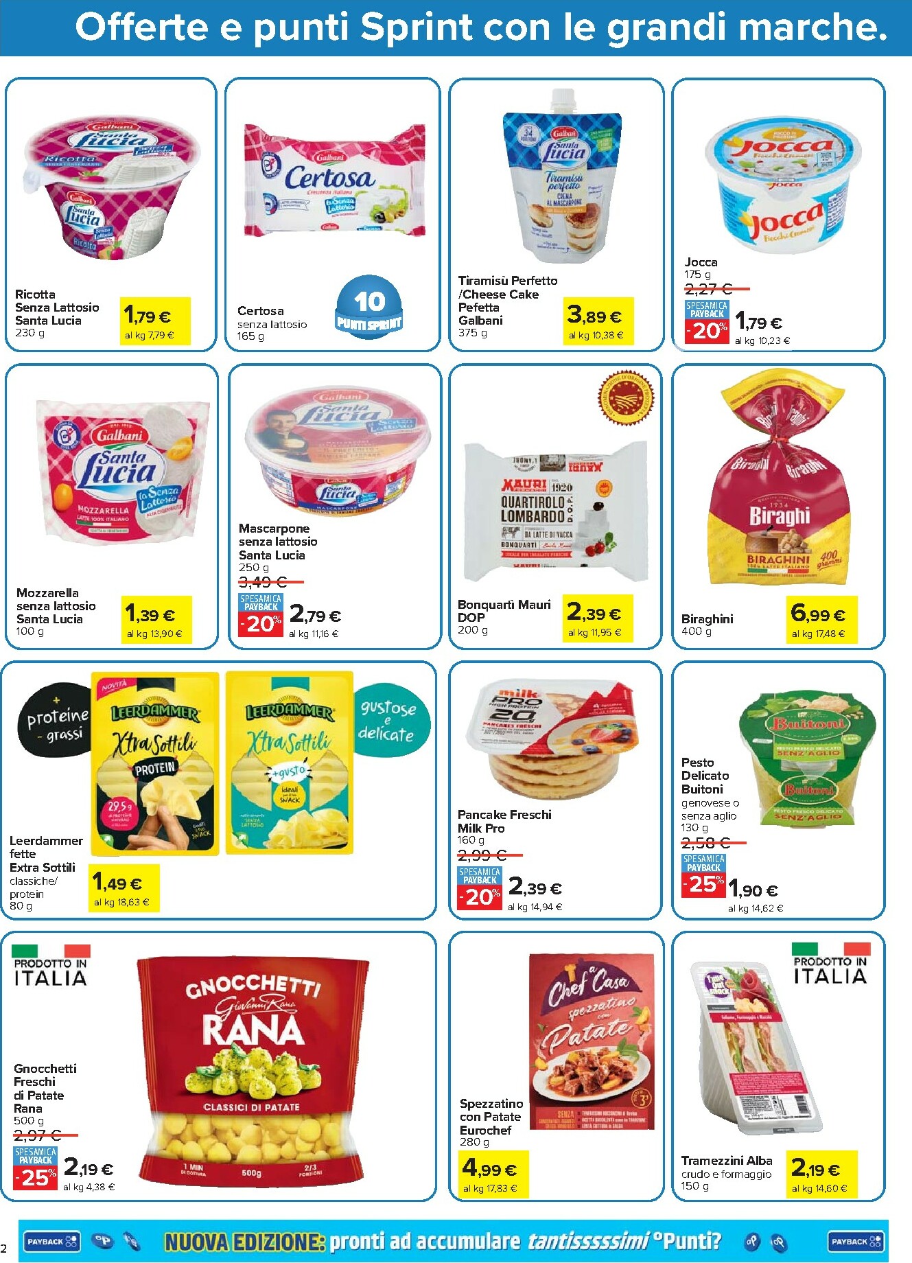 carrefour - Volantino Carrefour - Punti Sprint Payback valido dal 02/01 al 14/01 - page: 2