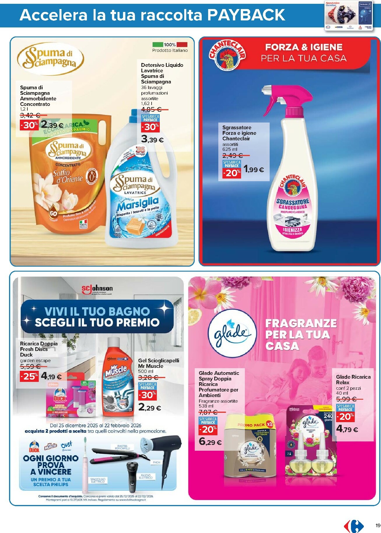 carrefour - Volantino Carrefour - Punti Sprint Payback valido dal 02/01 al 14/01 - page: 19