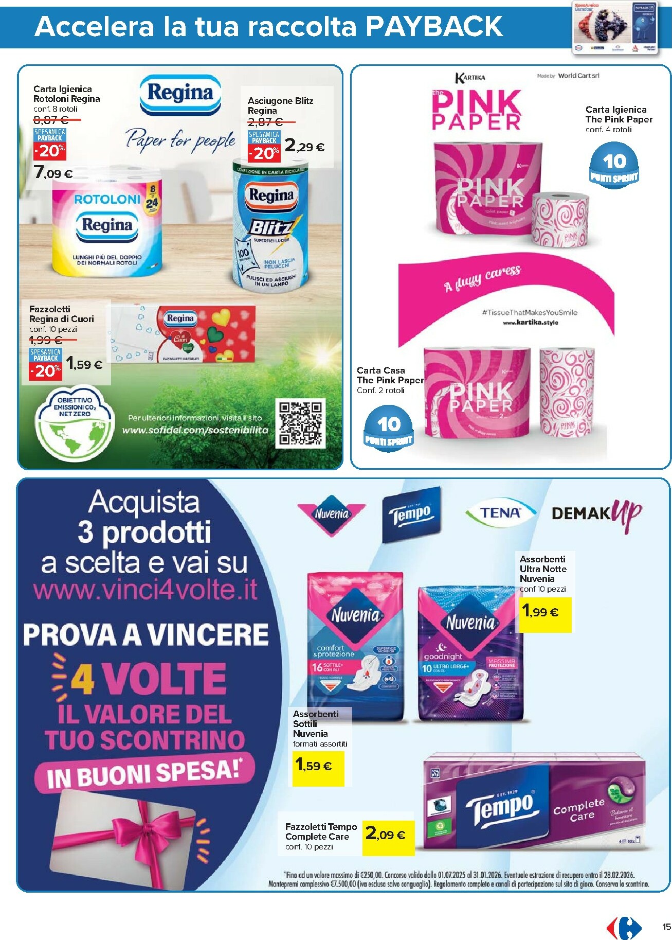 carrefour - Volantino Carrefour - Punti Sprint Payback valido dal 02/01 al 14/01 - page: 17