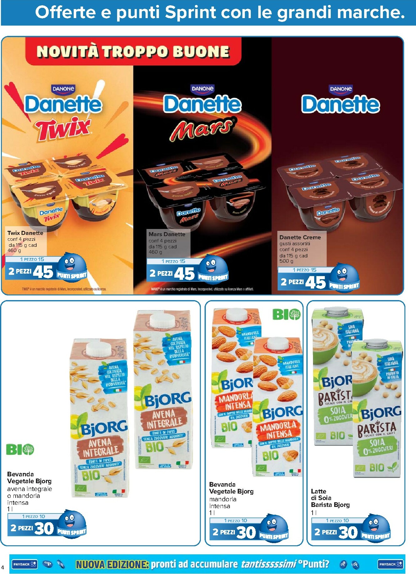carrefour - Volantino Carrefour - Punti Sprint Payback valido dal 02/01 al 14/01 - page: 4