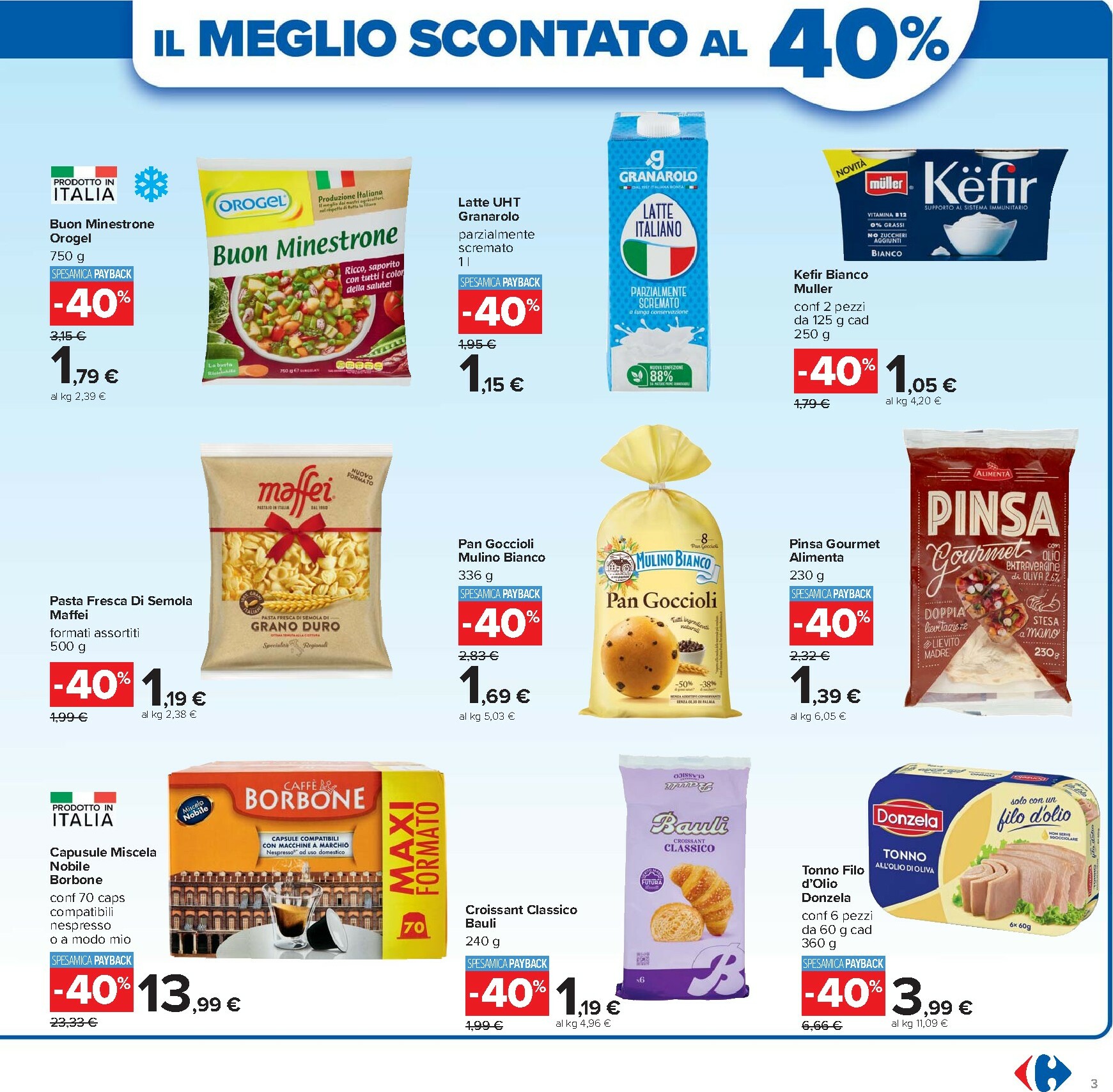 carrefour - Volantino Carrefour - 40 prodotti al 40% valido dal 02/01 al 14/01 - page: 3