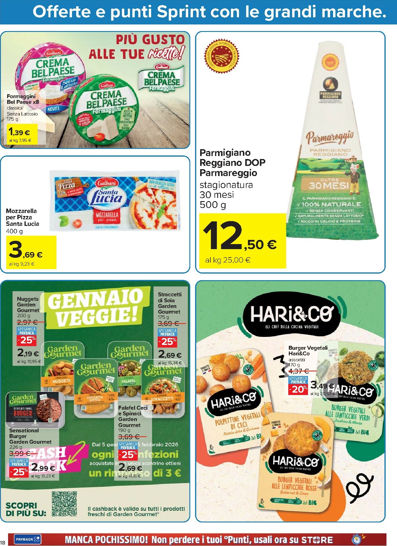 carrefour - Volantino Carrefour - Punti Sprint Payback valido dal 15/01 al 26/01 - page: 18