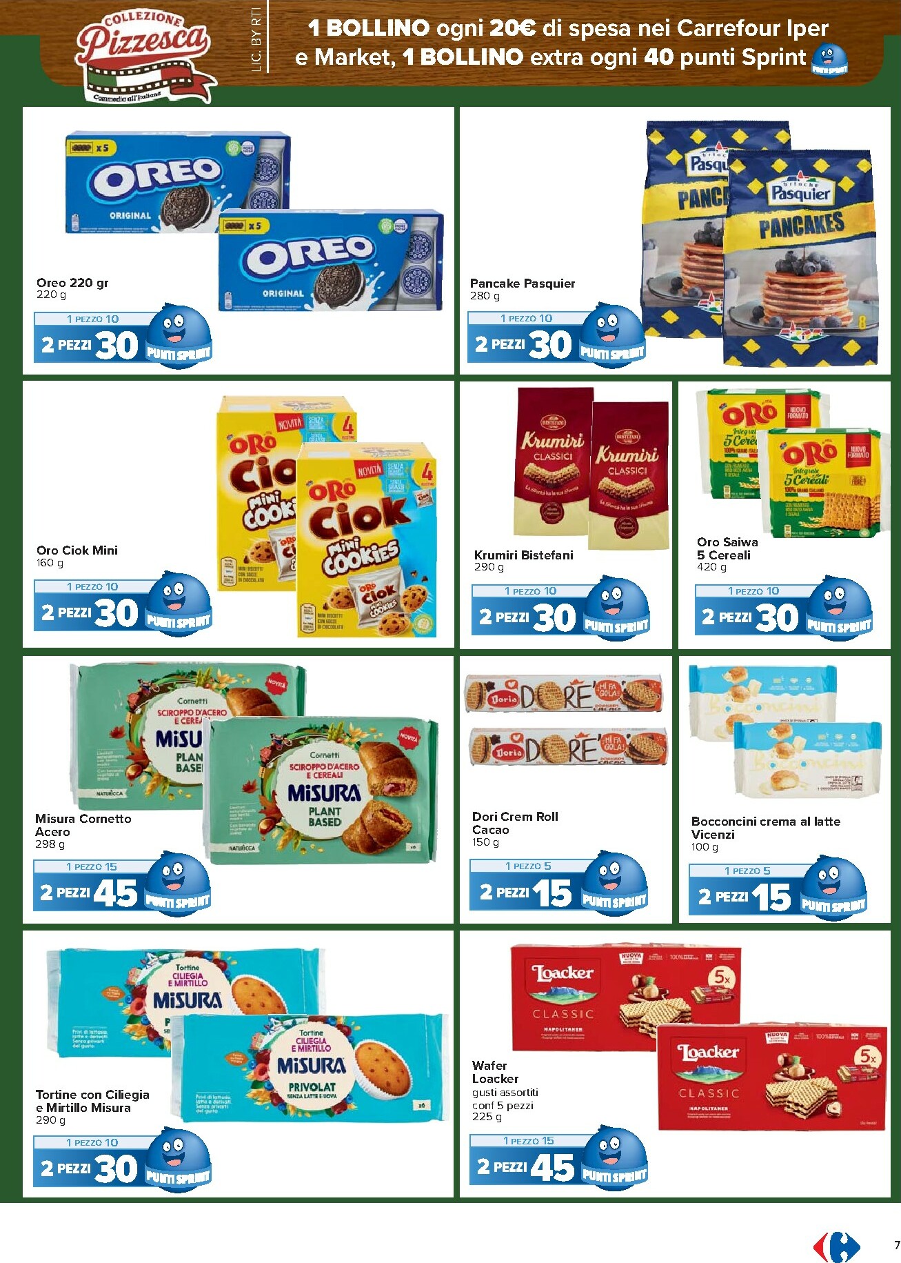 carrefour - Volantino Carrefour - Punti Sprint Payback valido dal 15/01 al 26/01 - page: 7