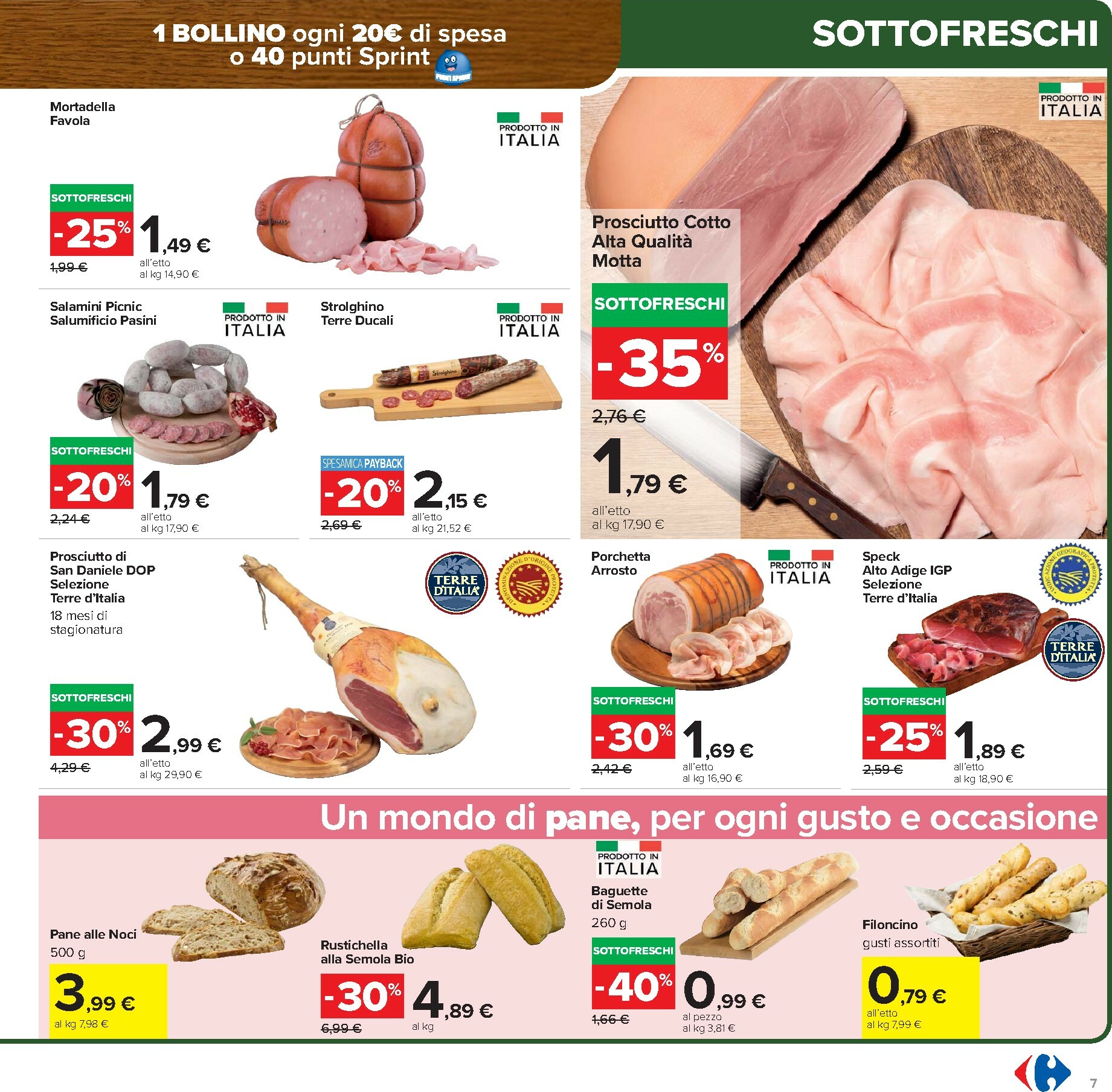 carrefour - Volantino Carrefour - Sottocosto Freschi valido dal 15/01 al 22/03 - page: 7