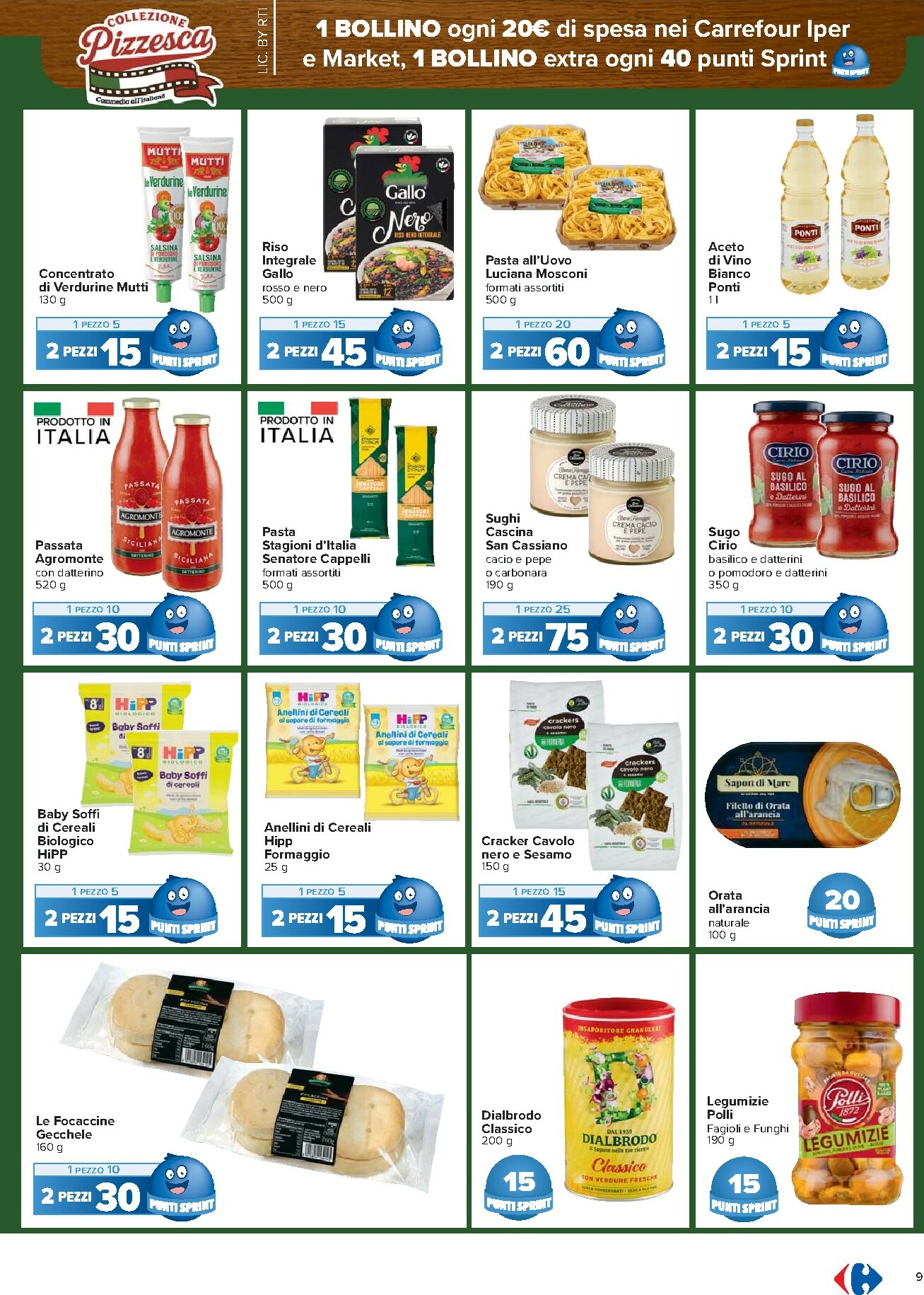 carrefour - Volantino Carrefour - Punti Sprint Payback valido dal 27/01 al 05/02 - page: 9
