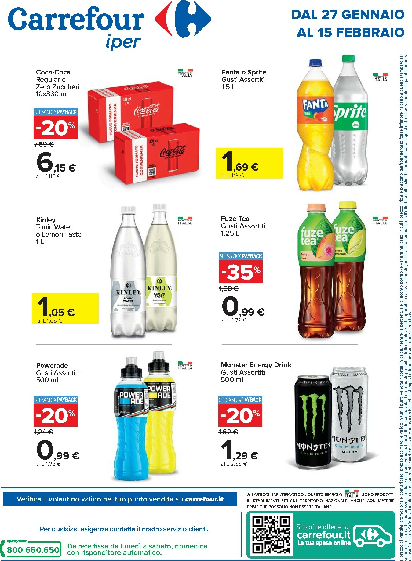 carrefour - Volantino Carrefour - Speciale Coca-Cola valido dal 27/01 al 15/02