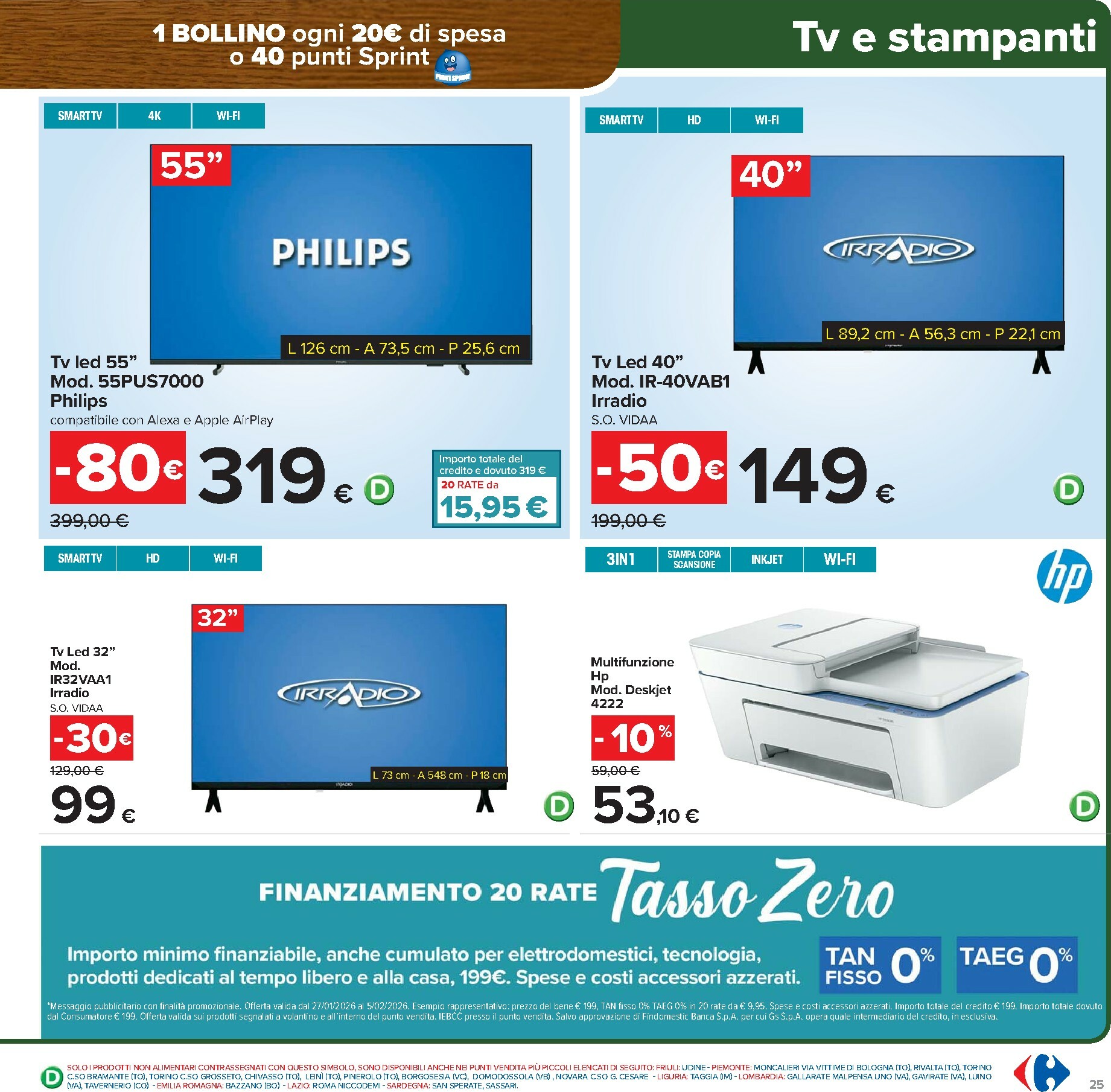 carrefour - Volantino Carrefour - Sconti fino al 50% valido dal 27/01 al 05/02 - page: 25