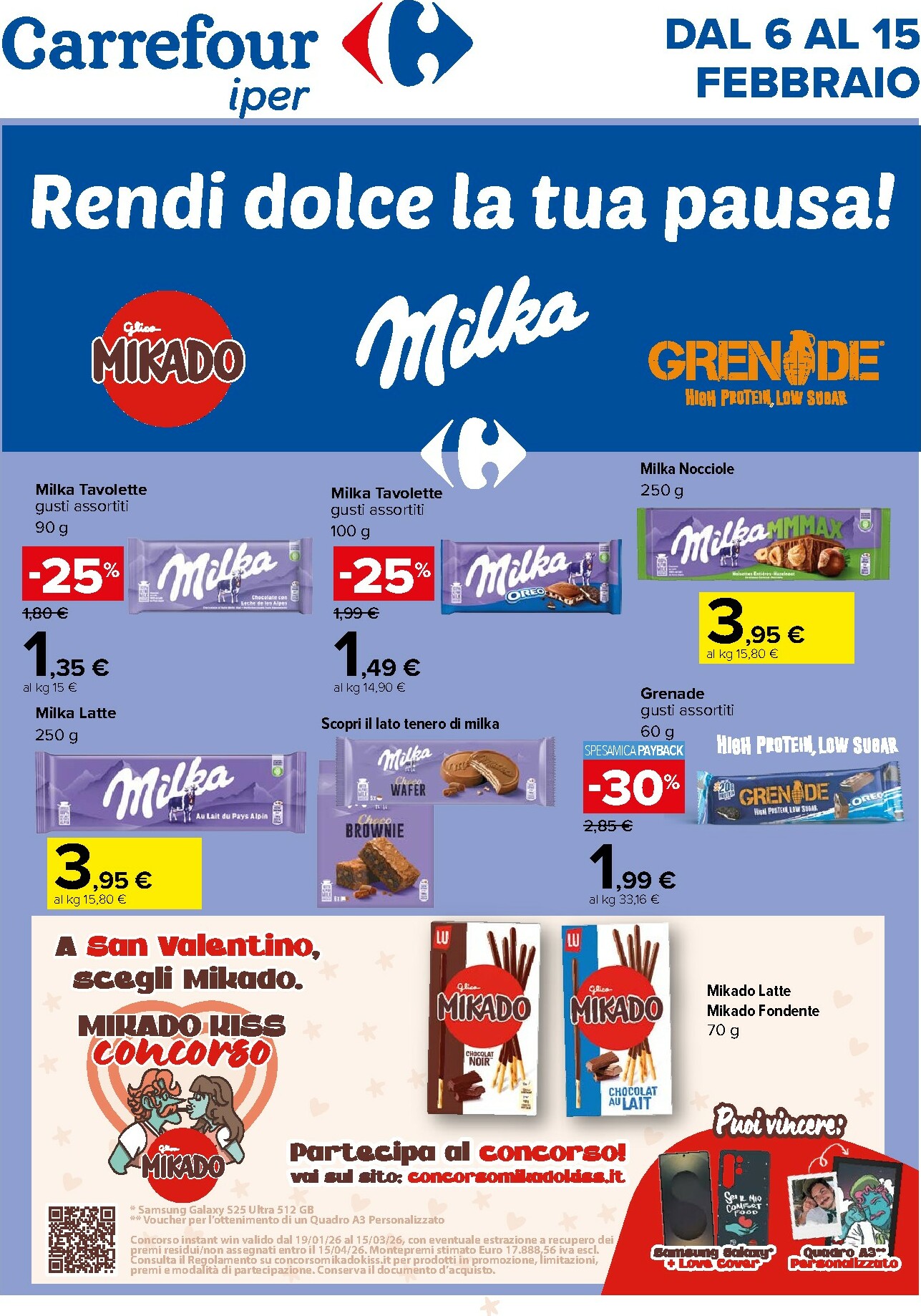 carrefour - Volantino Carrefour - Speciale dolci valido dal 06/02/2026 al 15/02/2026