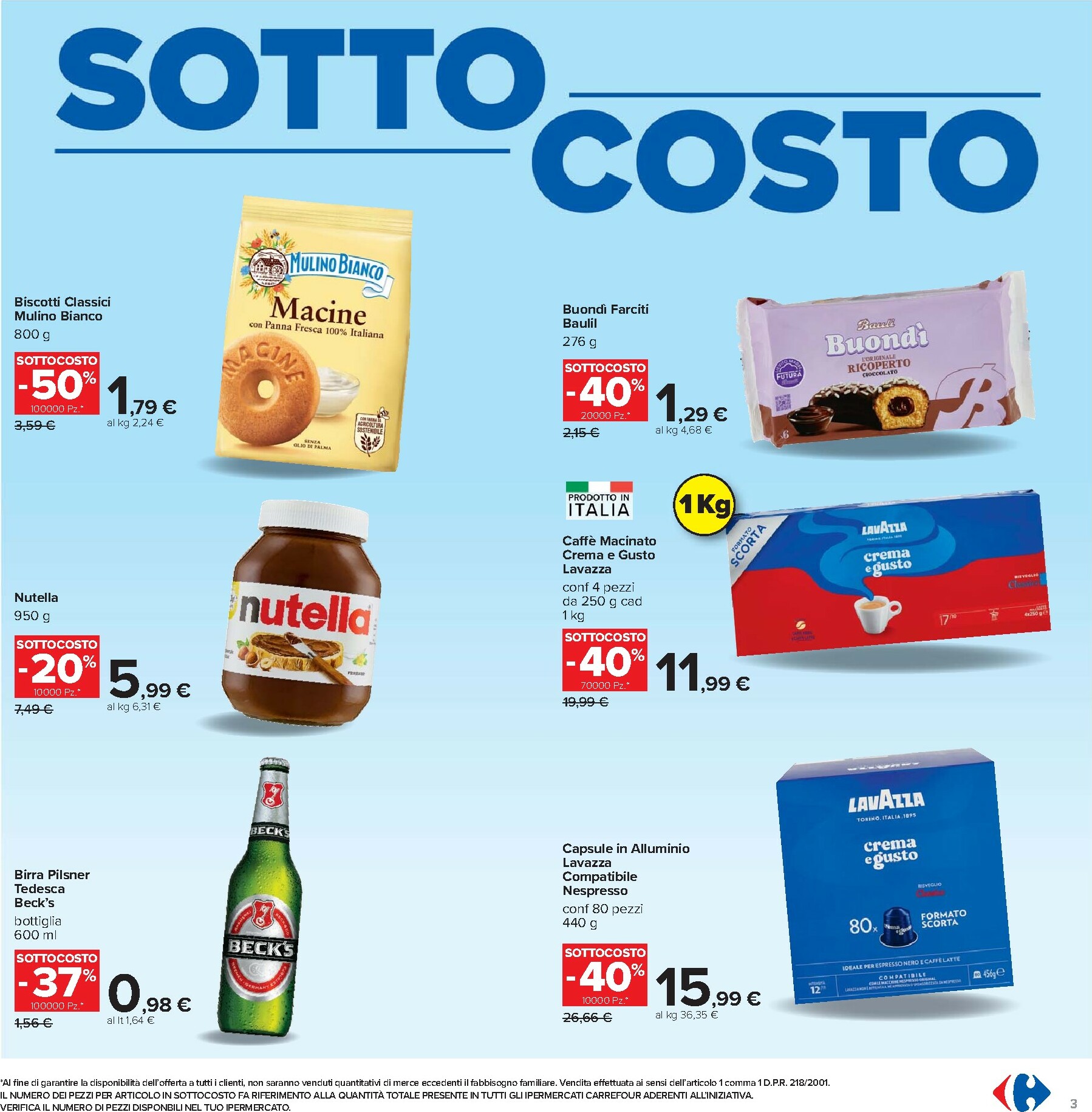 carrefour - Volantino Carrefour - Sottocosto valido dal 06/02/2026 al 15/02/2026 - page: 3