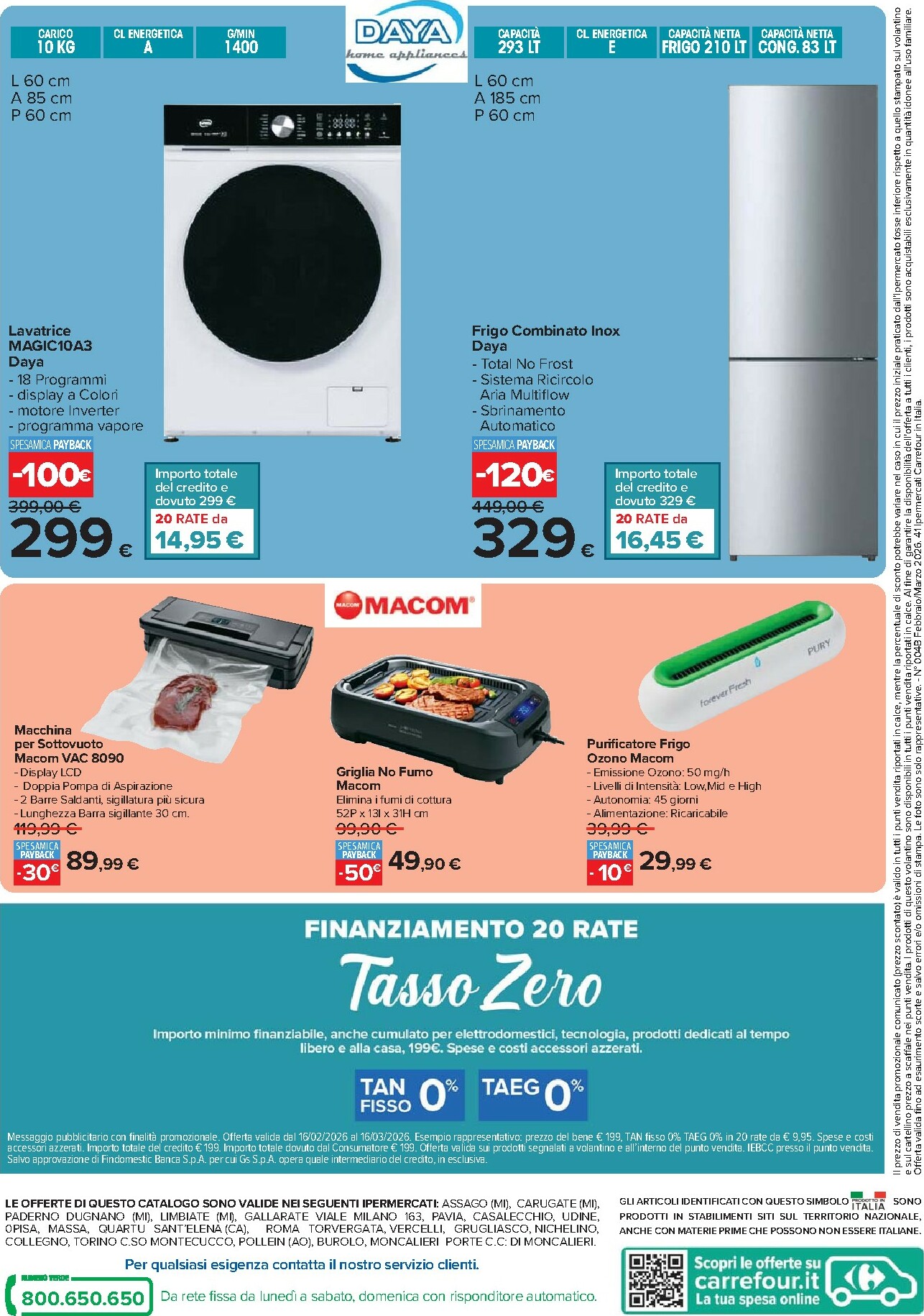 carrefour - Volantino Carrefour - Catalogo casa valido dal 16/02/2026 al 16/03/2026 - page: 16