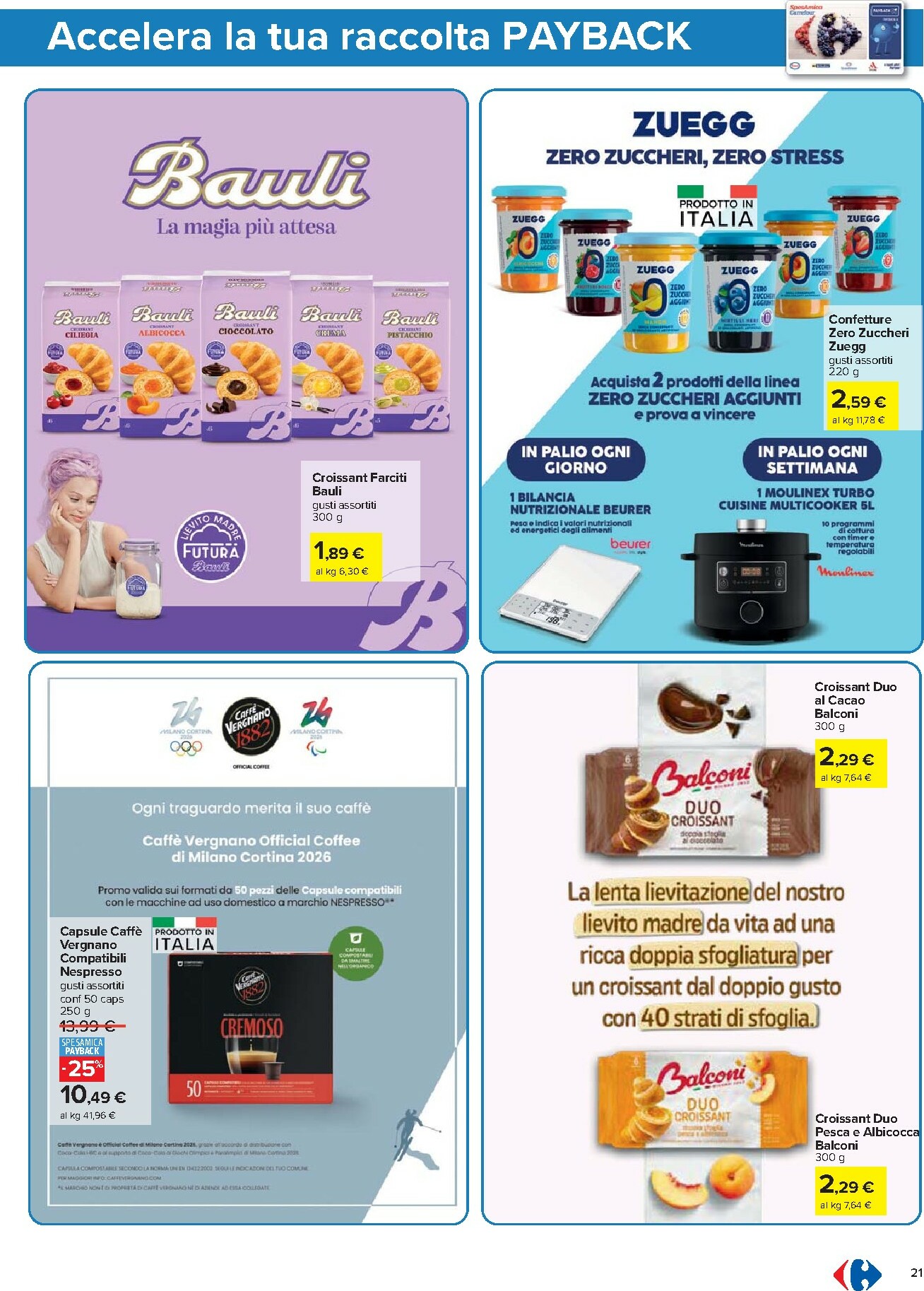 carrefour - Volantino Carrefour - Punti Sprint Payback valido dal 17/02/2026 al 01/03/2026 - page: 21