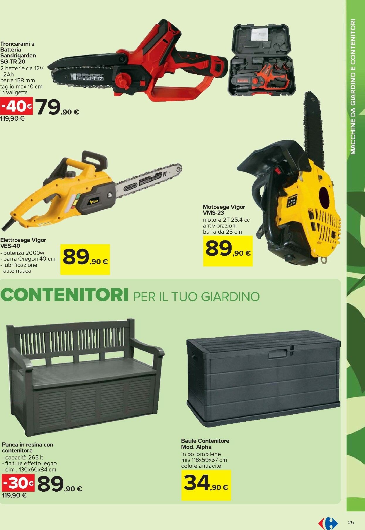 carrefour - Volantino Carrefour - Catalogo giardinaggio valido dal 19/02/2026 al 06/04/2026 - page: 25