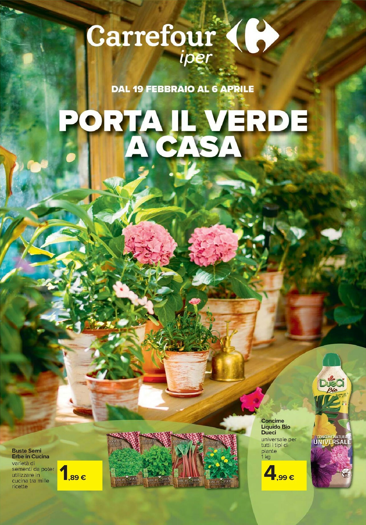 carrefour - Volantino Carrefour - Catalogo giardinaggio valido dal 19/02/2026 al 06/04/2026 - page: 1
