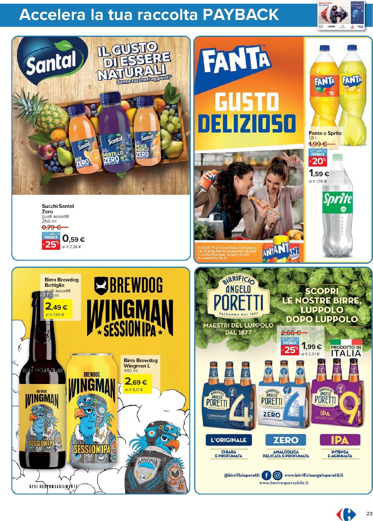 carrefour - Volantino Carrefour - Punti Sprint Payback valido dal 02/03/2026 al 12/03/2026 - page: 23