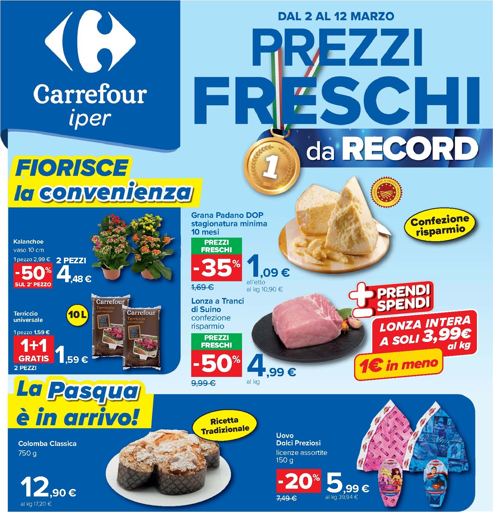 carrefour - Volantino Carrefour - Sottocosto Freschi valido dal 02/03/2026 al 12/03/2026