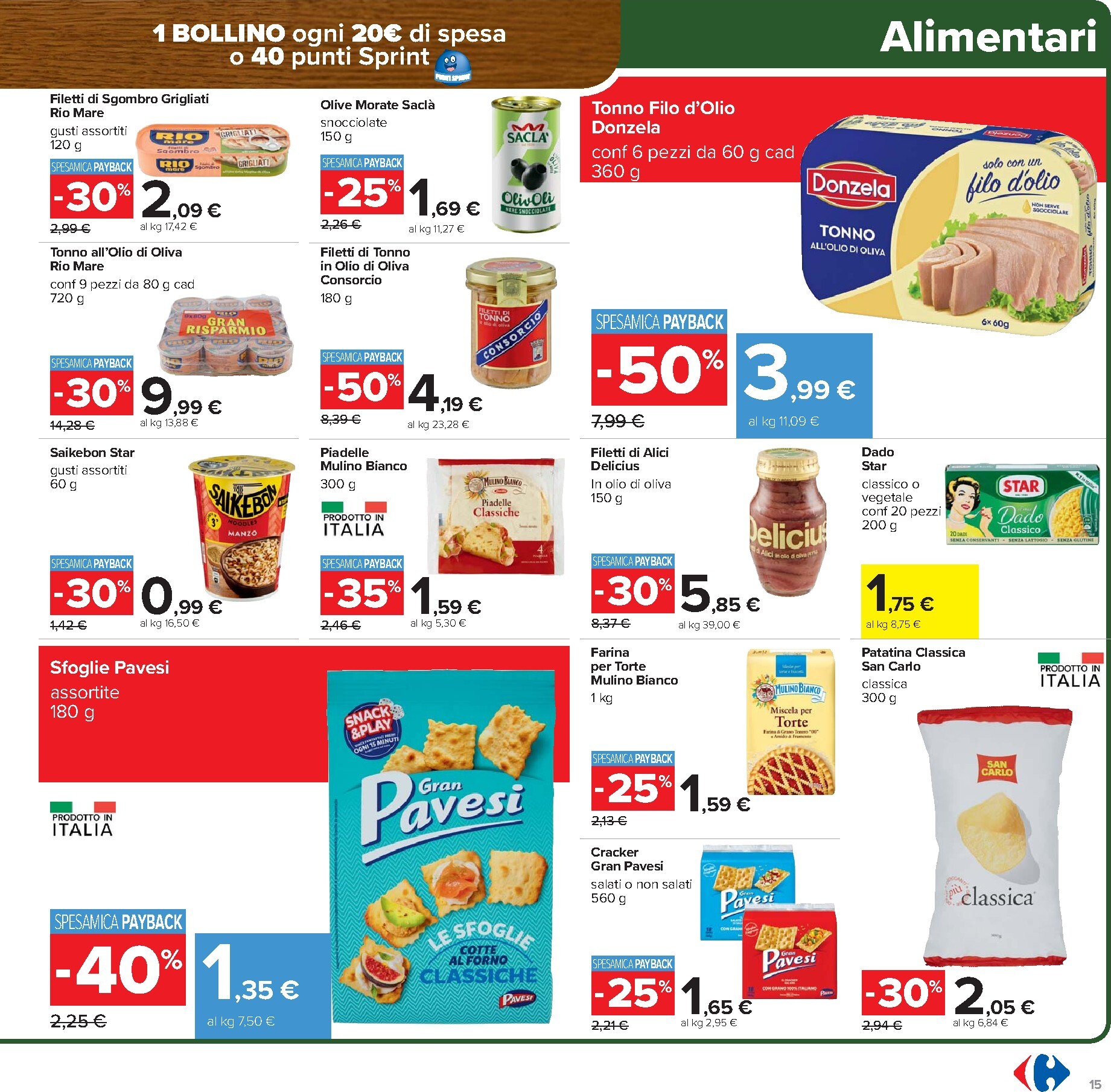 carrefour - Volantino Carrefour - Sottocosto Freschi valido dal 02/03/2026 al 12/03/2026 - page: 15