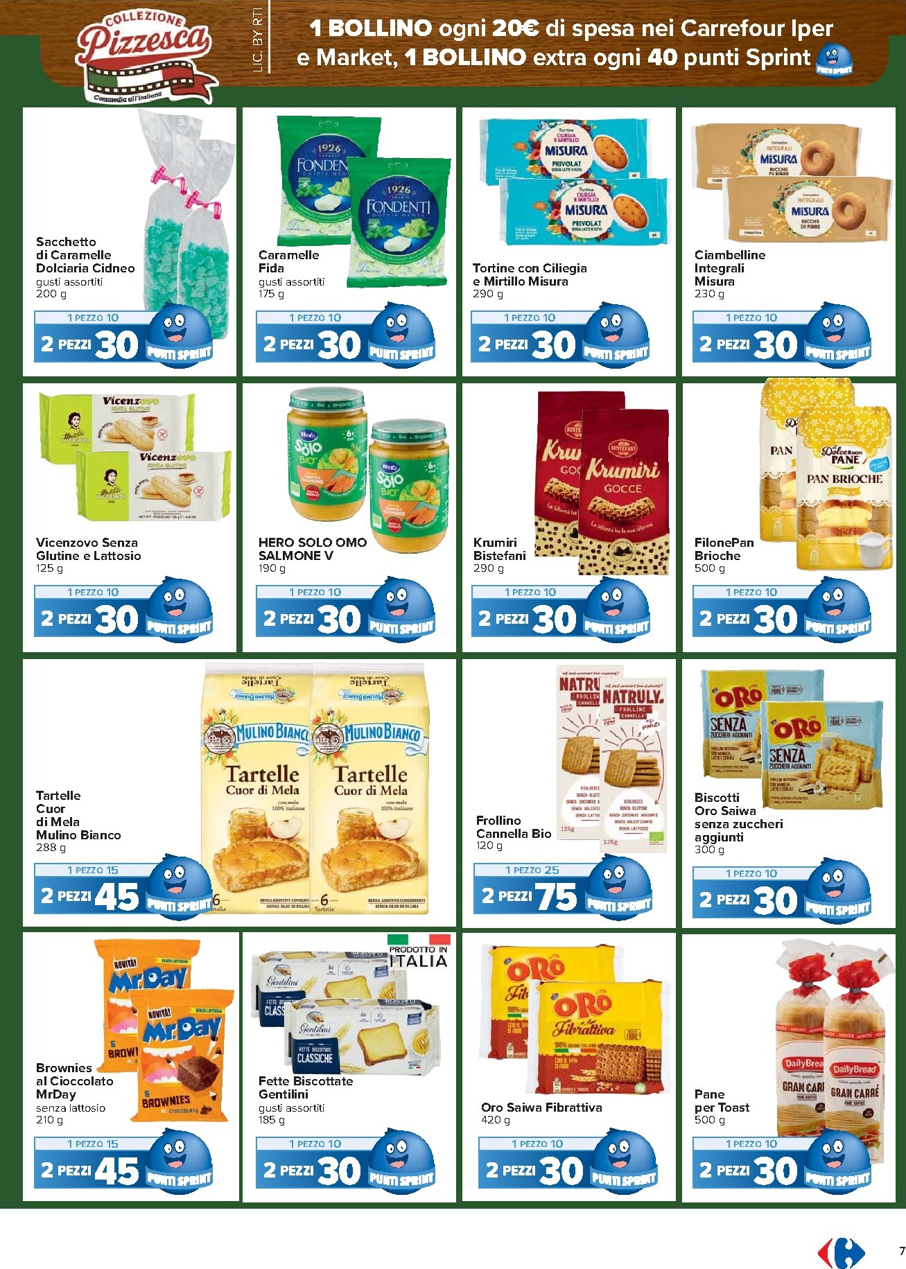 carrefour - Volantino Carrefour - Punti Sprint Payback valido dal 13/03/2026 al 23/03/2026 - page: 7