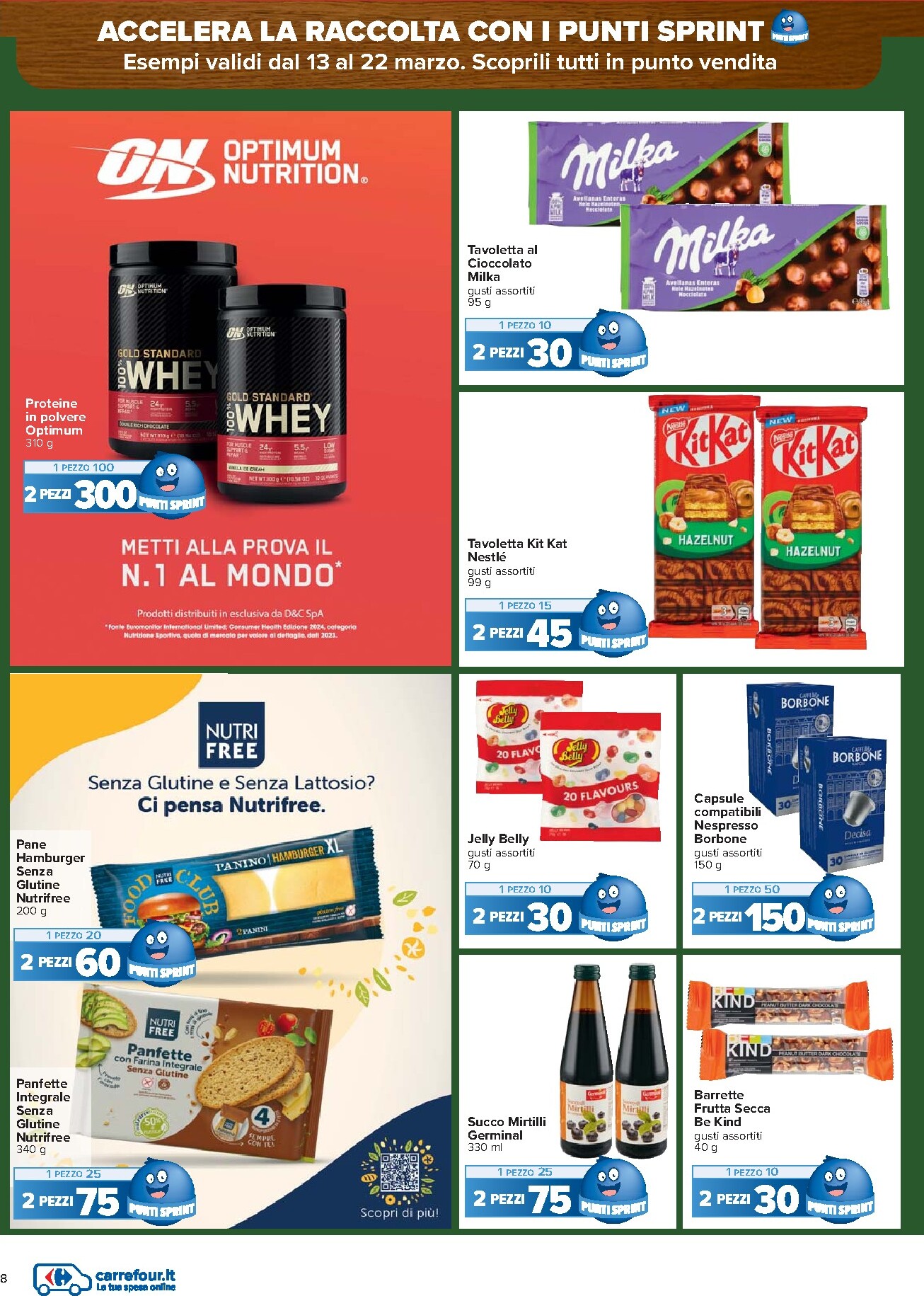 carrefour - Volantino Carrefour - Punti Sprint Payback valido dal 13/03/2026 al 23/03/2026 - page: 8
