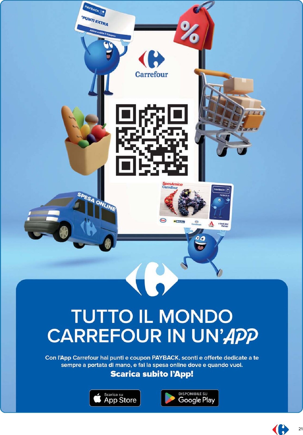 carrefour - Volantino Carrefour - Punti Sprint Payback valido dal 13/03/2026 al 23/03/2026 - page: 21