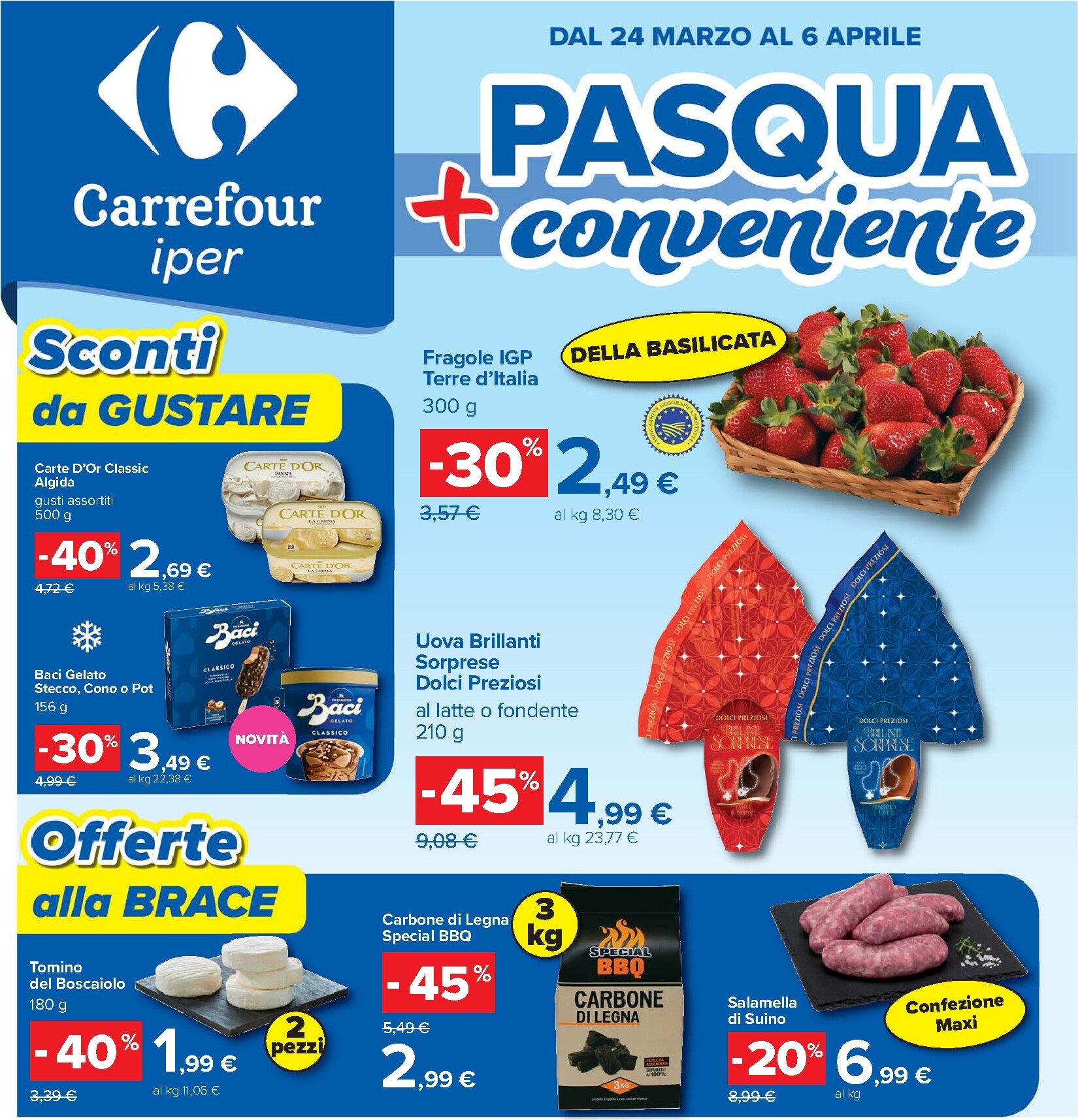 carrefour - Volantino Carrefour valido dal 24/03/2026 al 06/04/2026