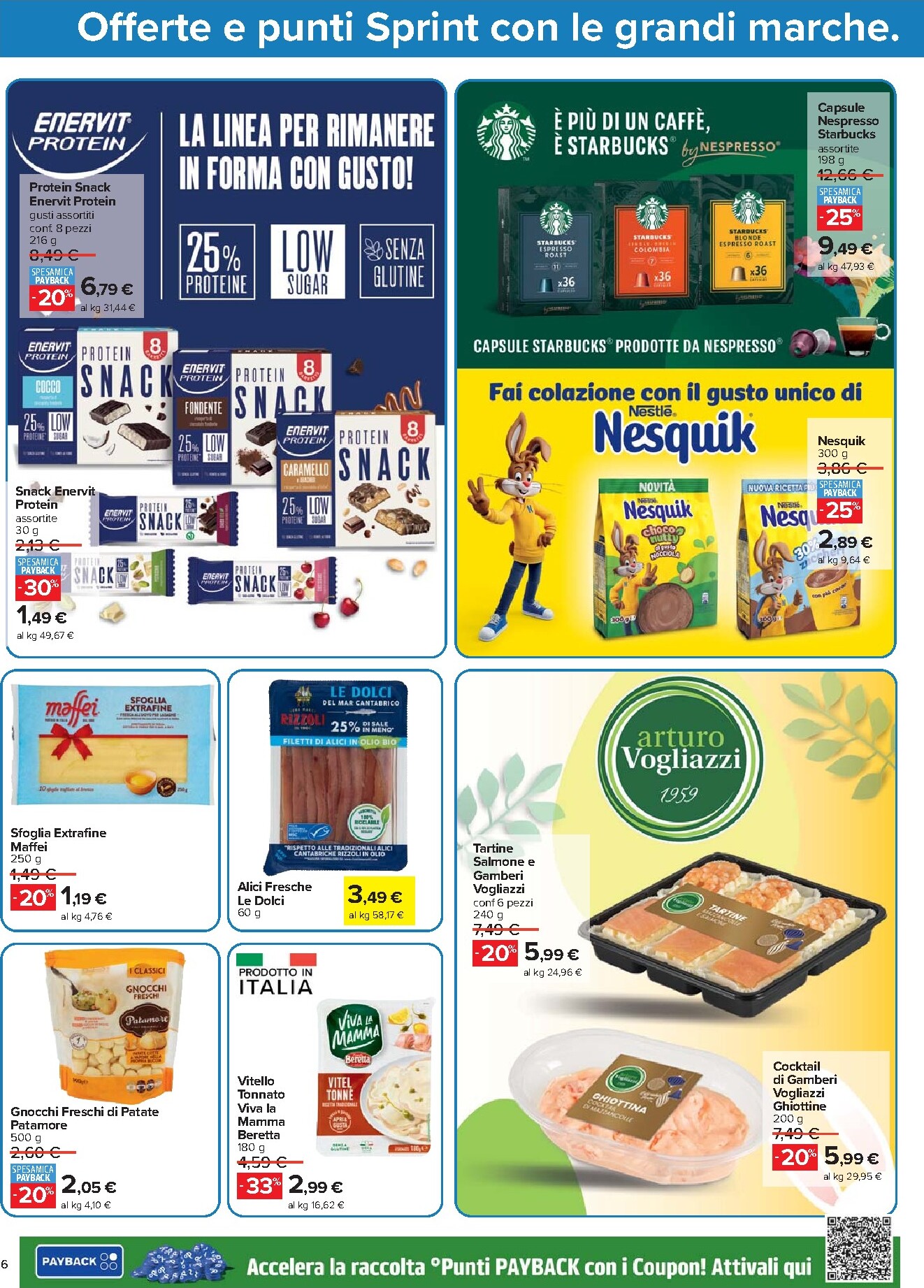 carrefour - Volantino Carrefour - Punti Sprint Payback valido dal 24/03/2026 al 06/04/2026 - page: 6