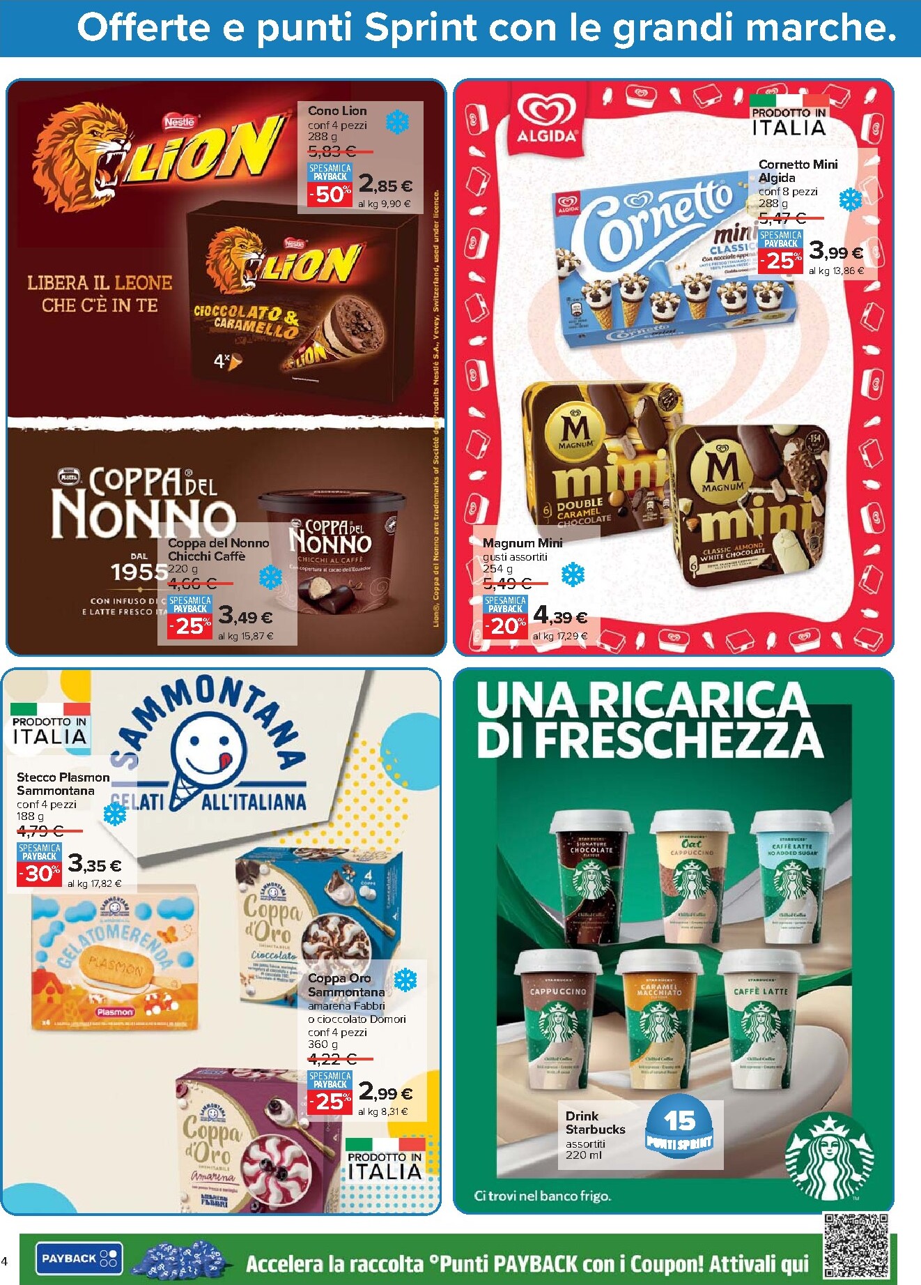 carrefour - Volantino Carrefour - Punti Sprint Payback valido dal 24/03/2026 al 06/04/2026 - page: 4
