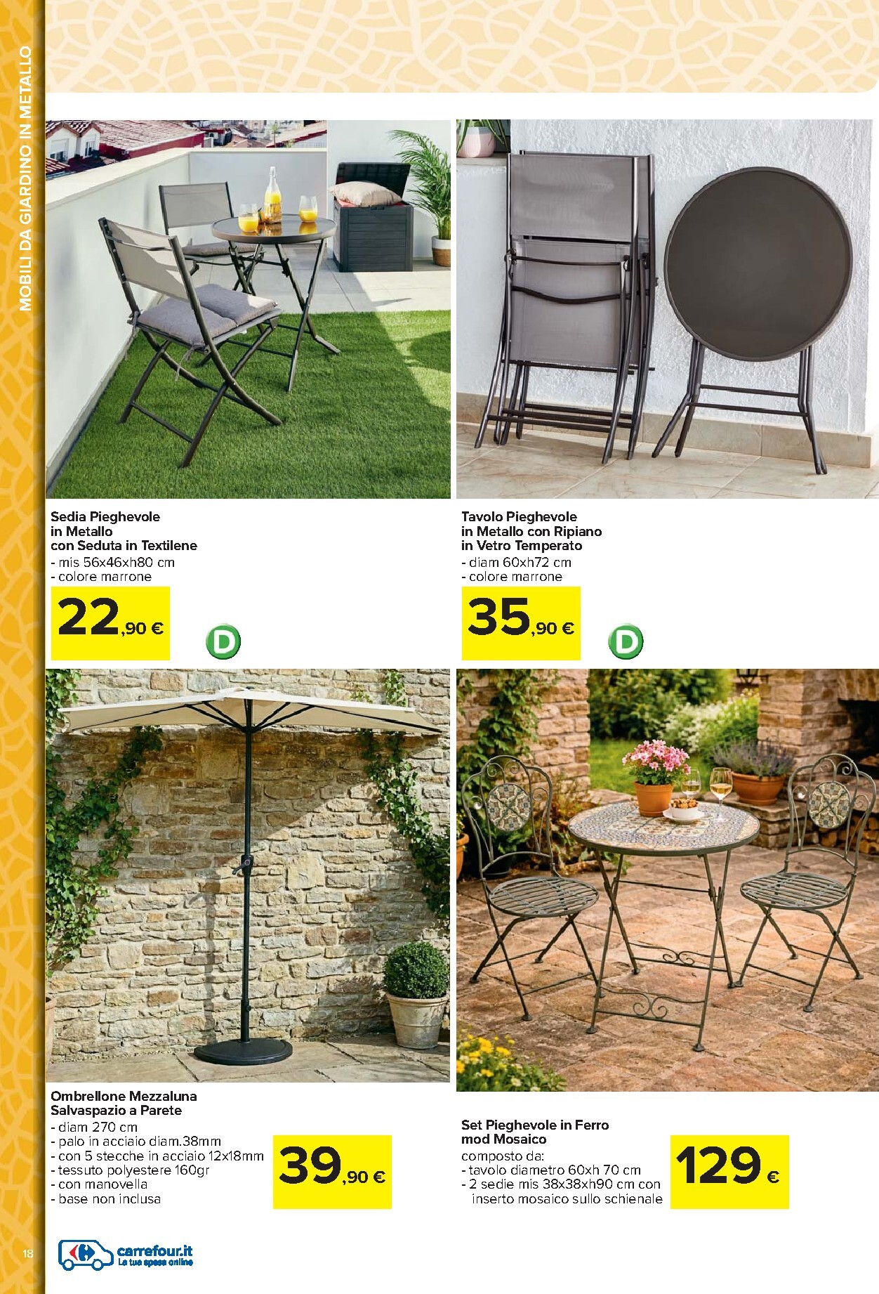 carrefour - Volantino Carrefour - Catalogo arredo giardino valido dal 23/03/2026 al 03/05/2026 - page: 18