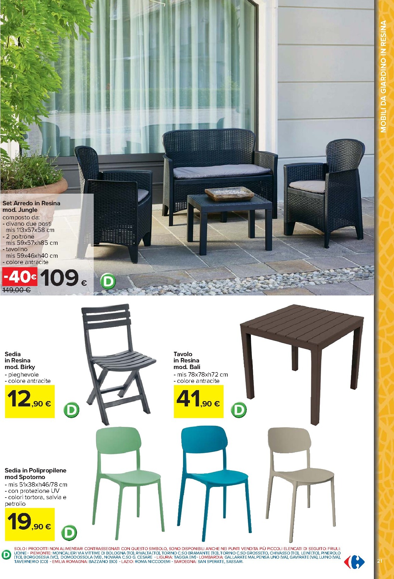 carrefour - Volantino Carrefour - Catalogo arredo giardino valido dal 23/03/2026 al 03/05/2026 - page: 21