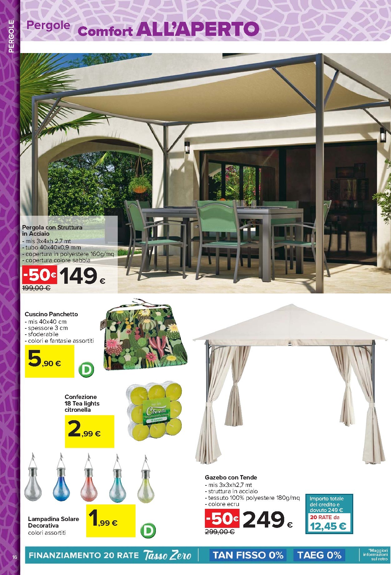 carrefour - Volantino Carrefour - Catalogo arredo giardino valido dal 23/03/2026 al 03/05/2026 - page: 16