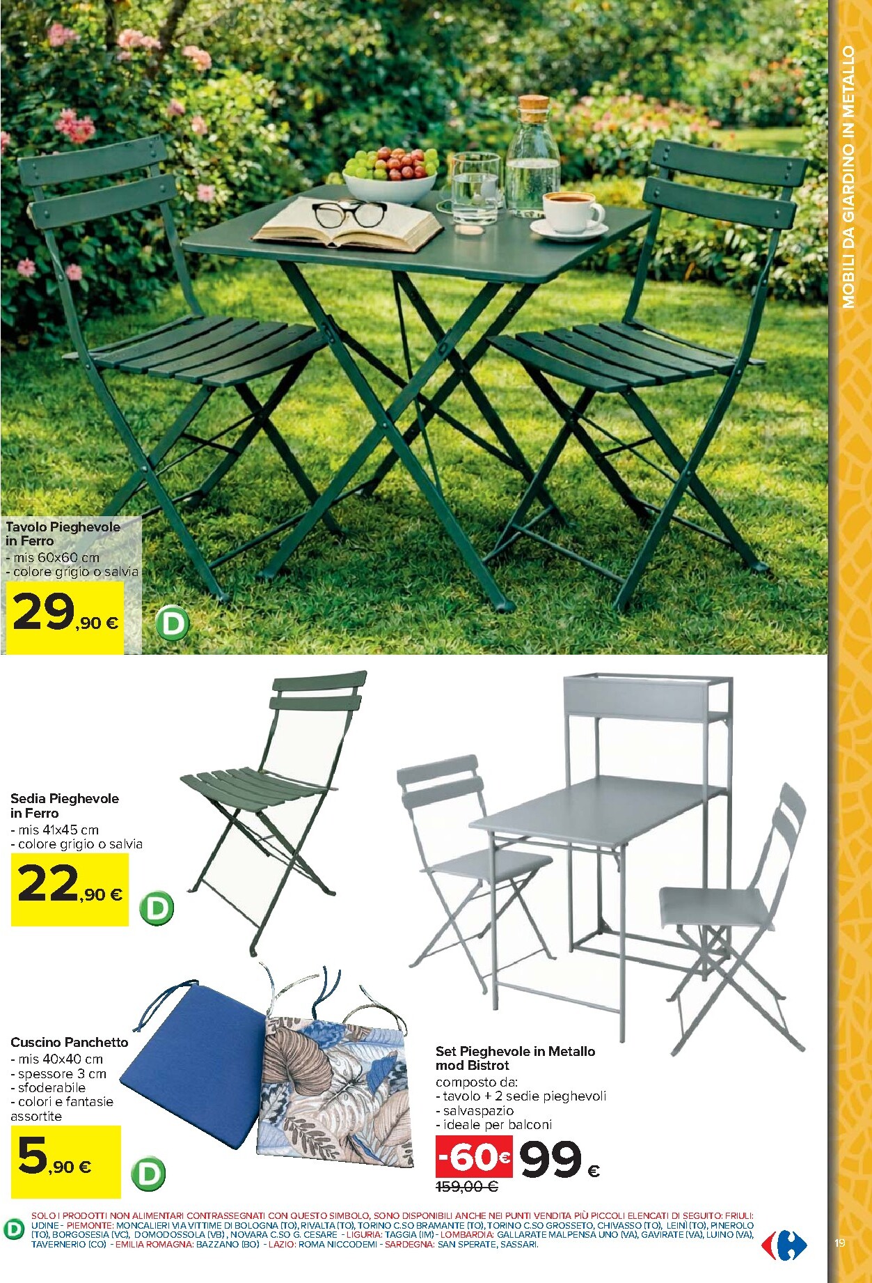 carrefour - Volantino Carrefour - Catalogo arredo giardino valido dal 23/03/2026 al 03/05/2026 - page: 19