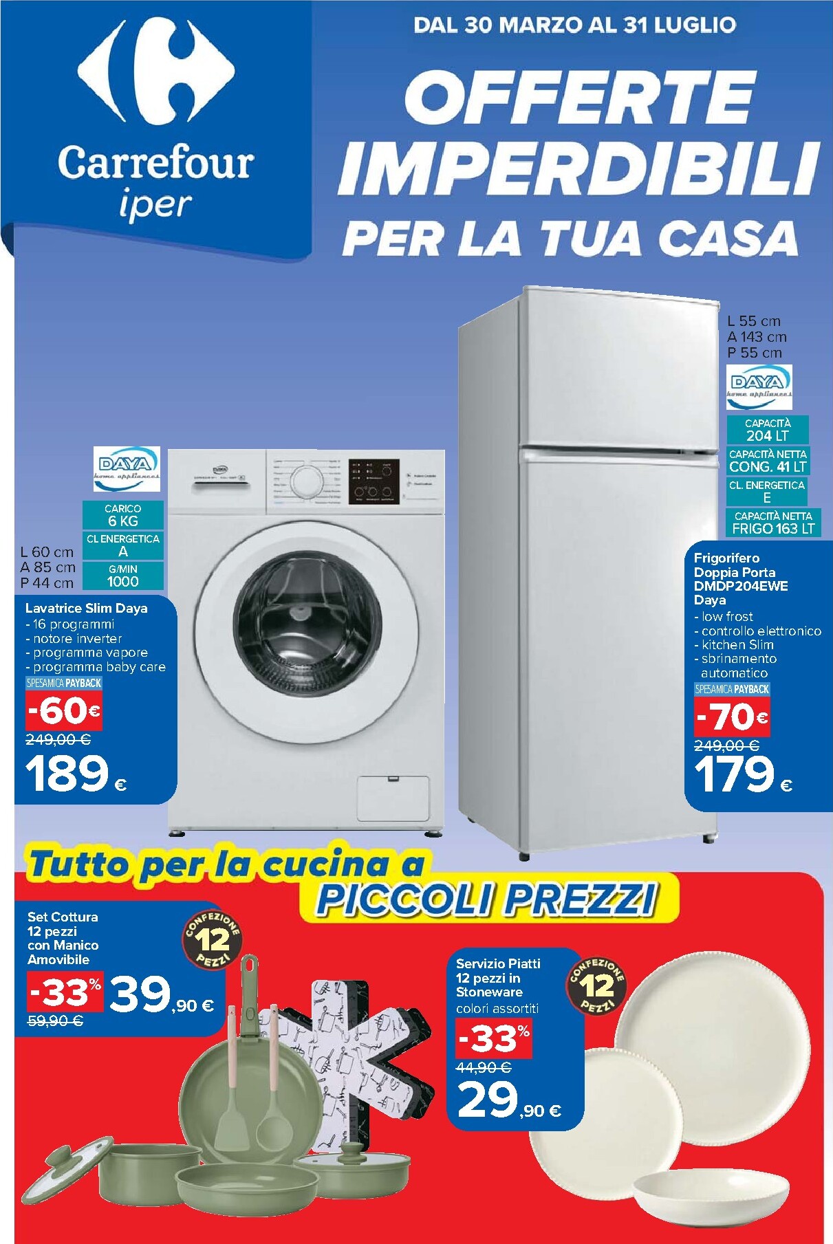 carrefour - Volantino Carrefour - Catalogo casa valido dal 30/03/2026 al 31/07/2026