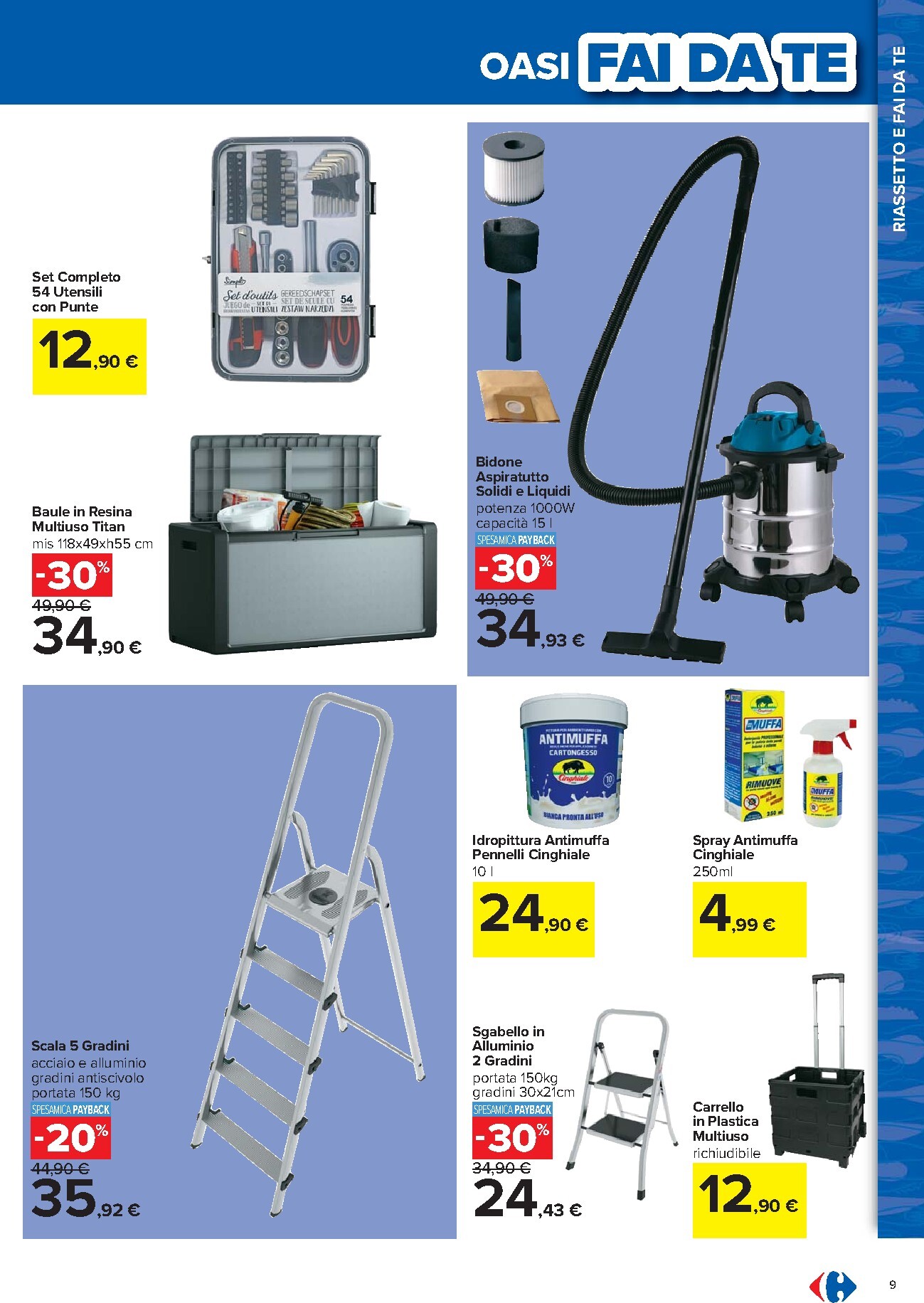 carrefour - Volantino Carrefour - Catalogo casa valido dal 30/03/2026 al 31/07/2026 - page: 9
