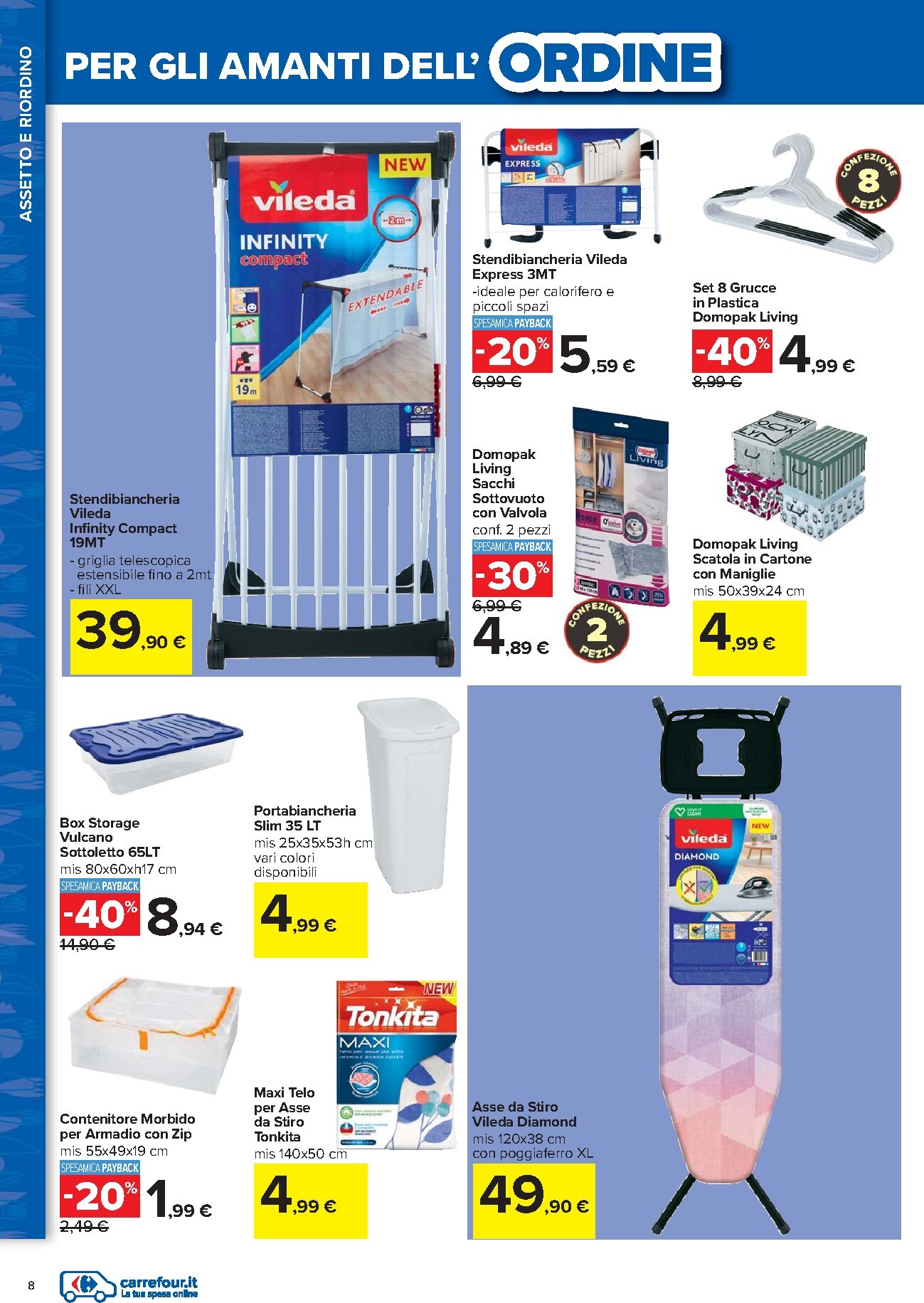 carrefour - Volantino Carrefour - Catalogo casa valido dal 30/03/2026 al 31/07/2026 - page: 8