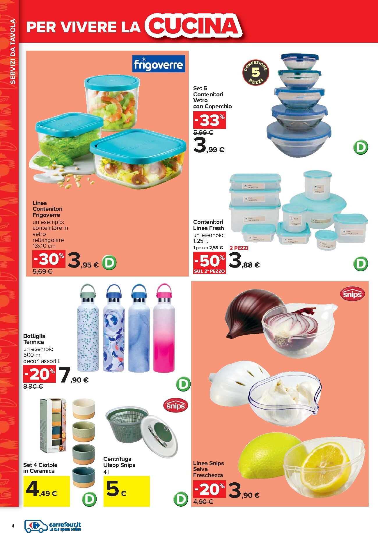 carrefour - Volantino Carrefour - Catalogo casa valido dal 30/03/2026 al 31/07/2026 - page: 4