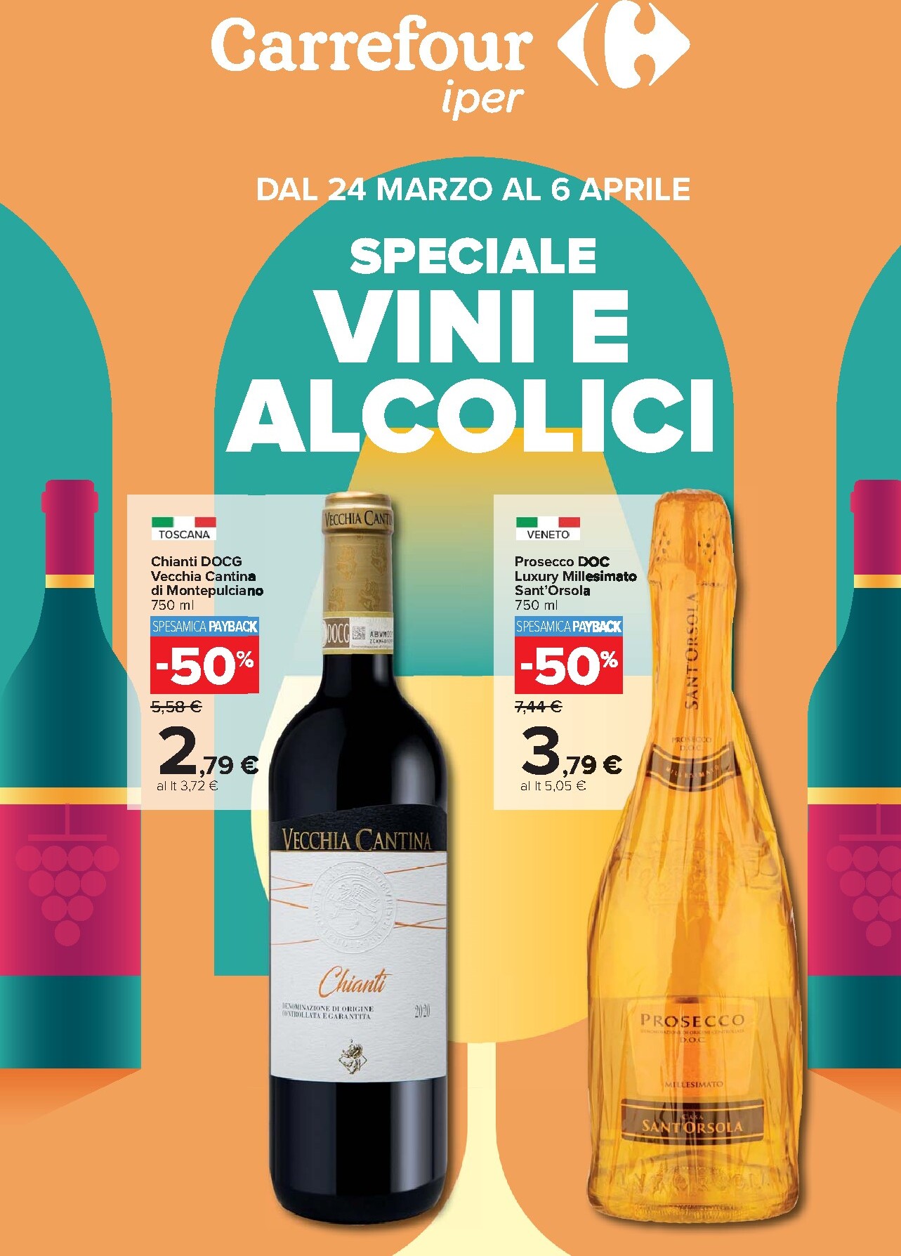 carrefour - Volantino Carrefour - Speciale vini valido dal 24/03/2026 al 06/04/2026 - page: 1