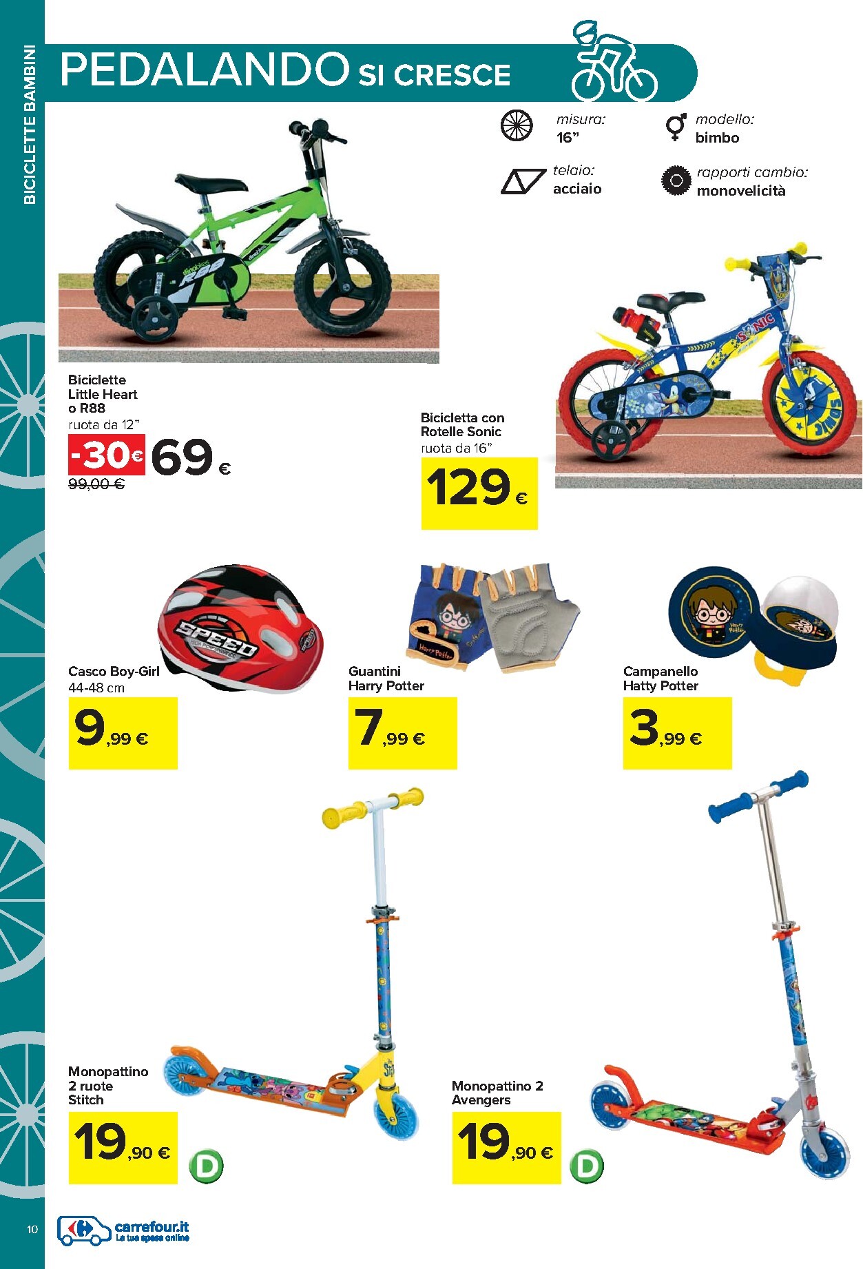 carrefour - Volantino Carrefour - Catalogo bici per la prossima settimana dal lunedì 20/04/2026 al lunedì 25/05/2026 - page: 10