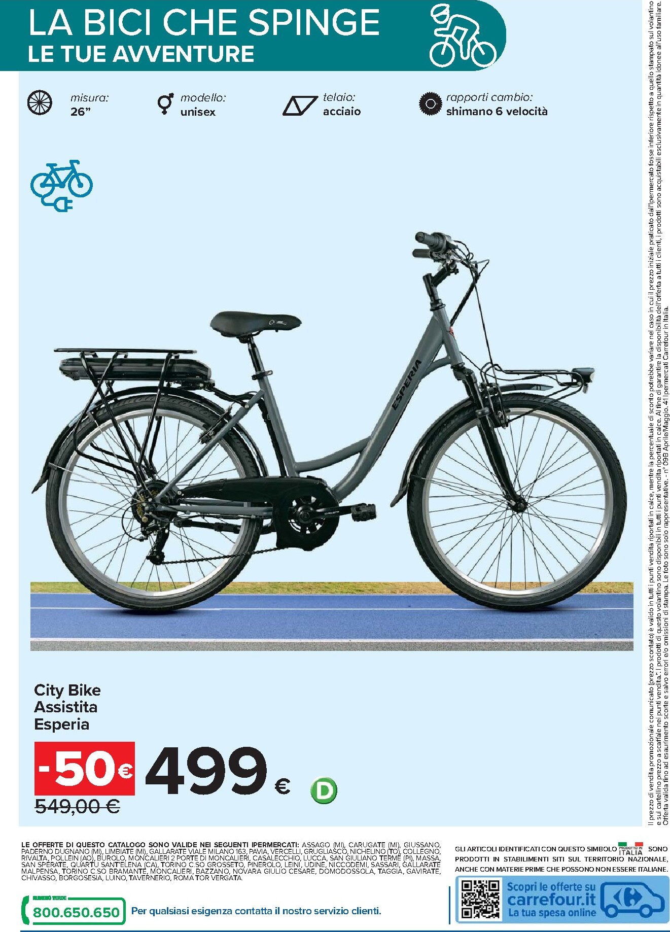carrefour - Volantino Carrefour - Catalogo bici per la prossima settimana dal lunedì 20/04/2026 al lunedì 25/05/2026 - page: 20