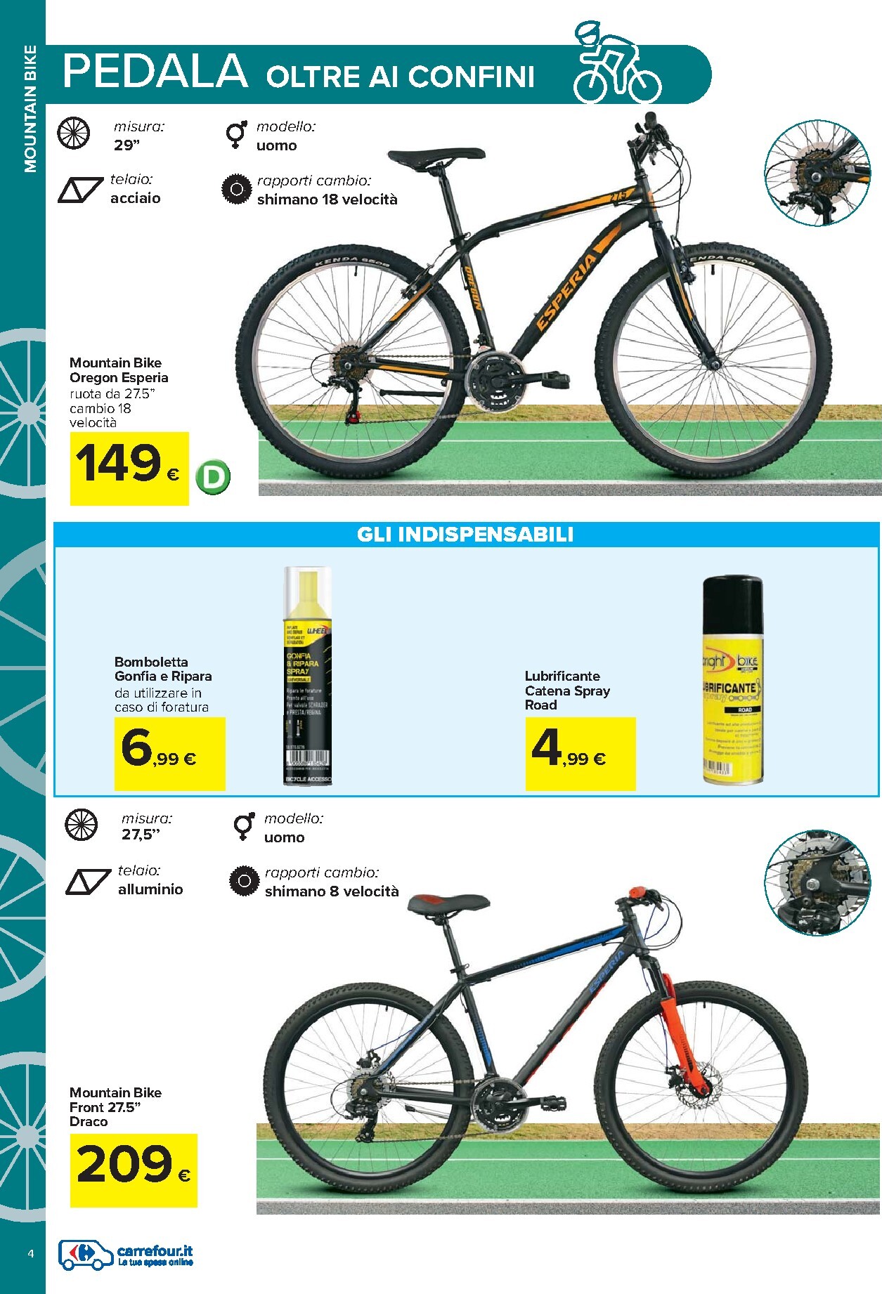 carrefour - Volantino Carrefour - Catalogo bici per la prossima settimana dal lunedì 20/04/2026 al lunedì 25/05/2026 - page: 4